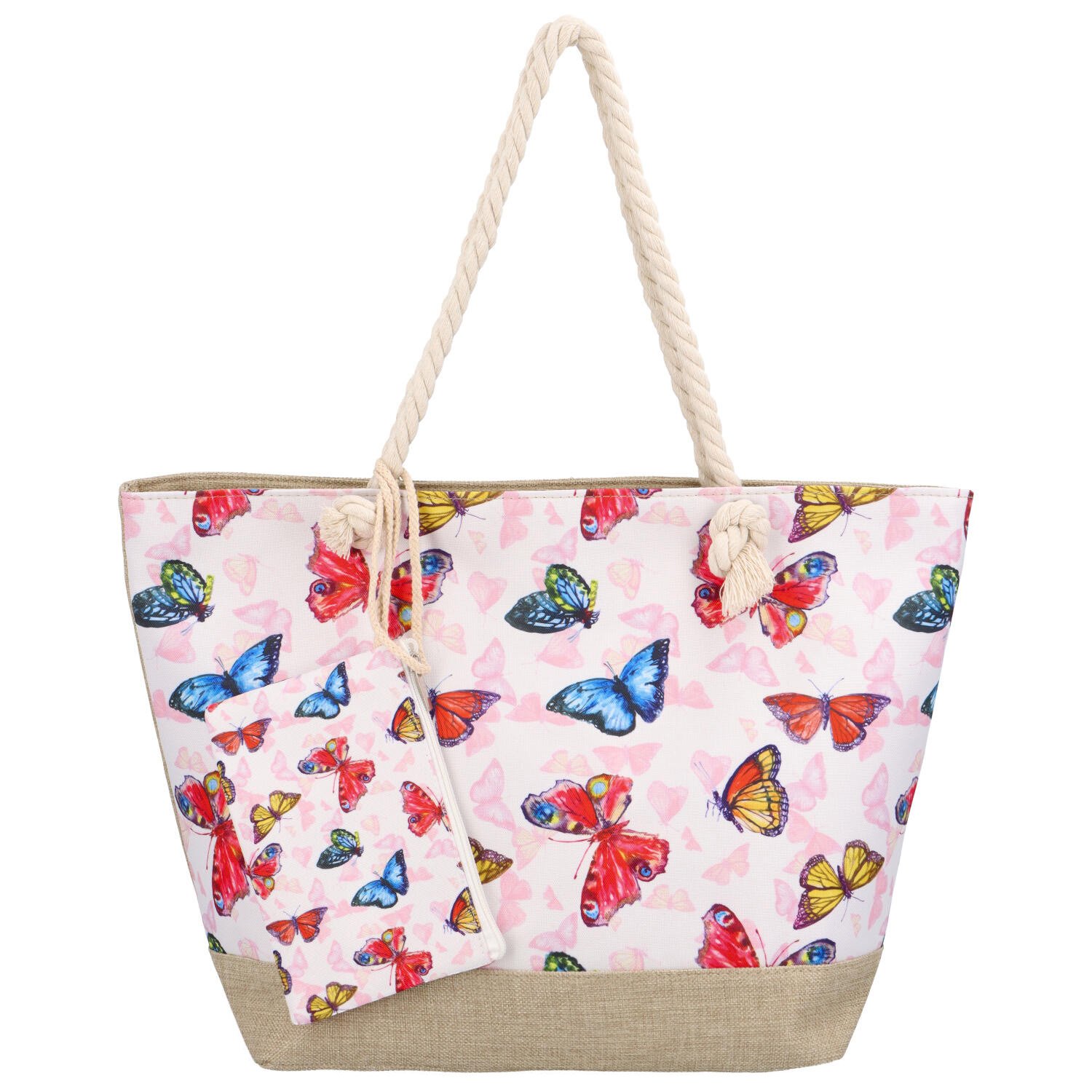 Plážová taška barevná - Delami Farfalle 2