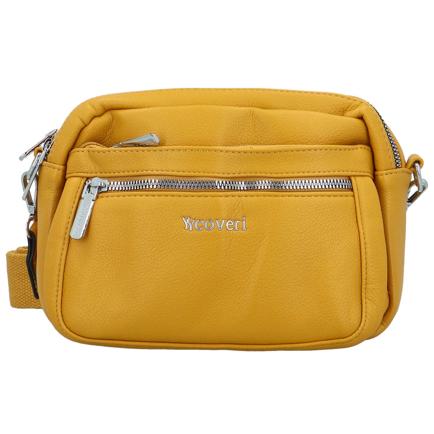 Dámská crossbody kabelka žlutá - Coveri Bricky new