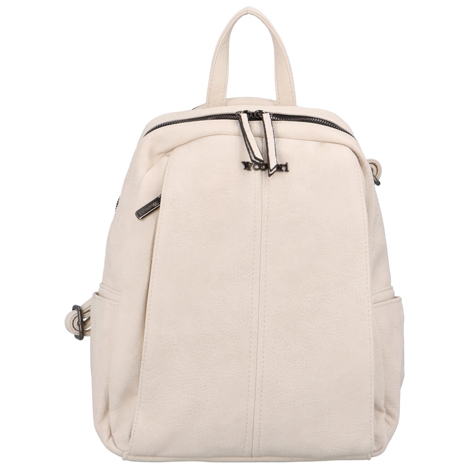 Jednoduchý dámský kabelko/batoh Olívie, béžová