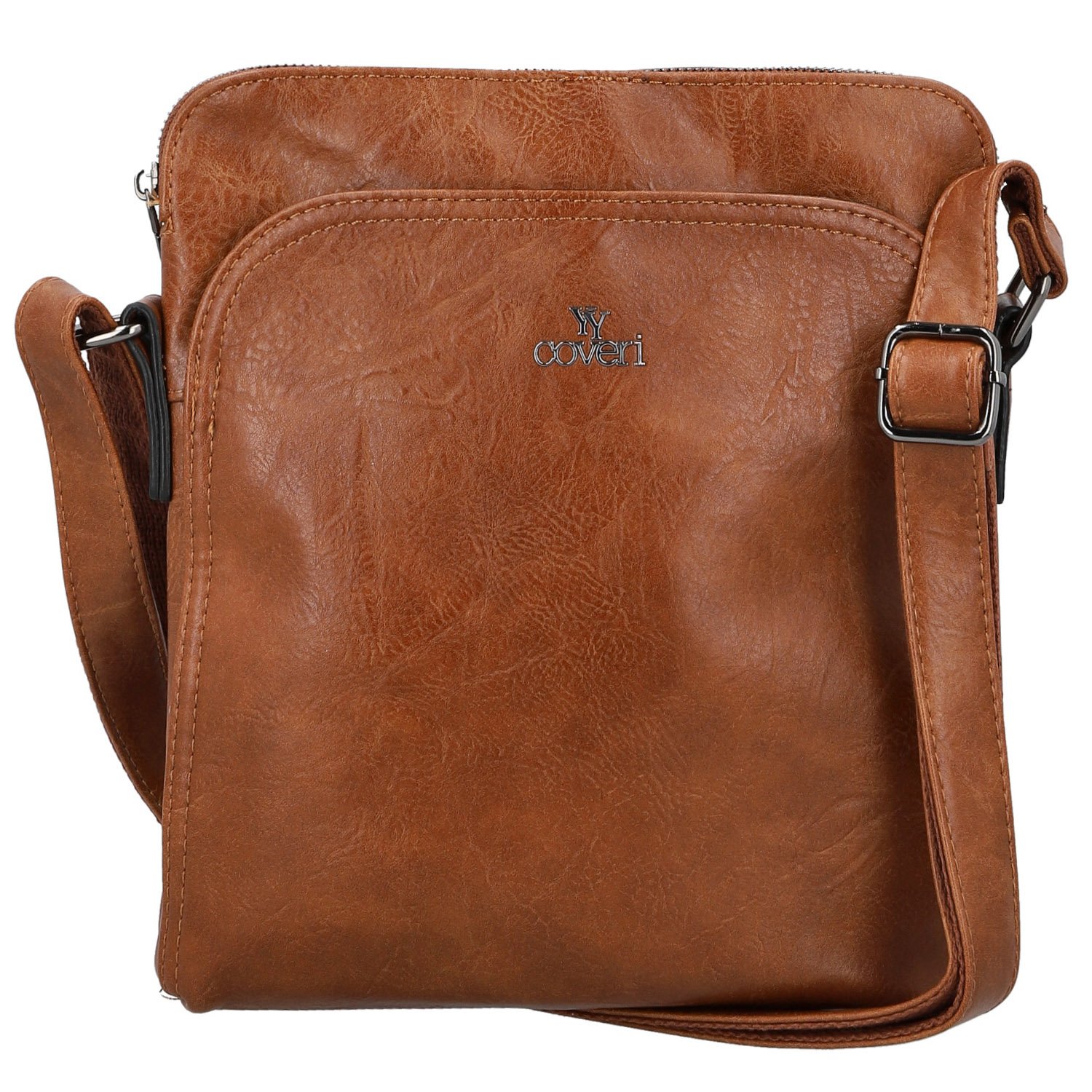 Dámská crossbody kabelka koňaková - Coveri Eleana