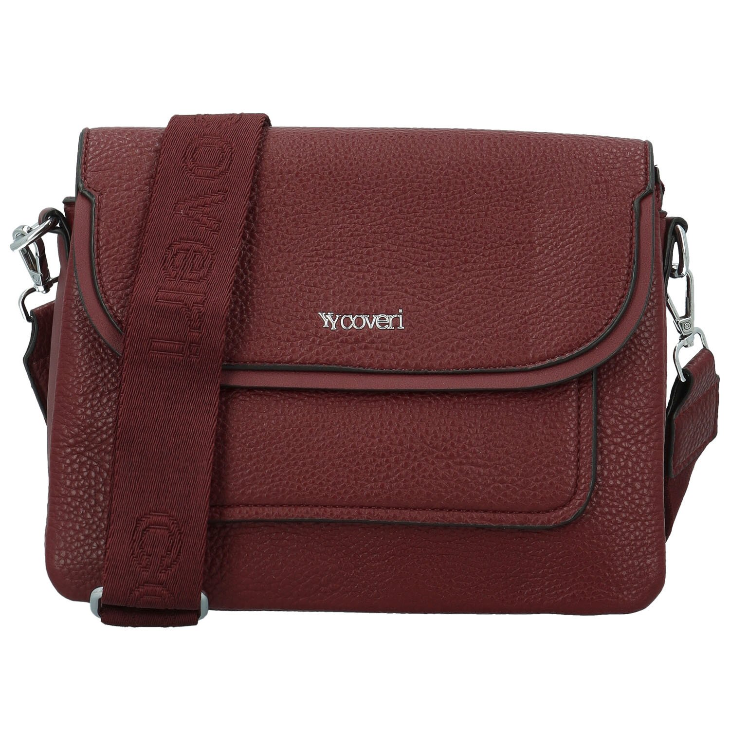 Dámská crossbody kabelka vínová - Coveri Dihya