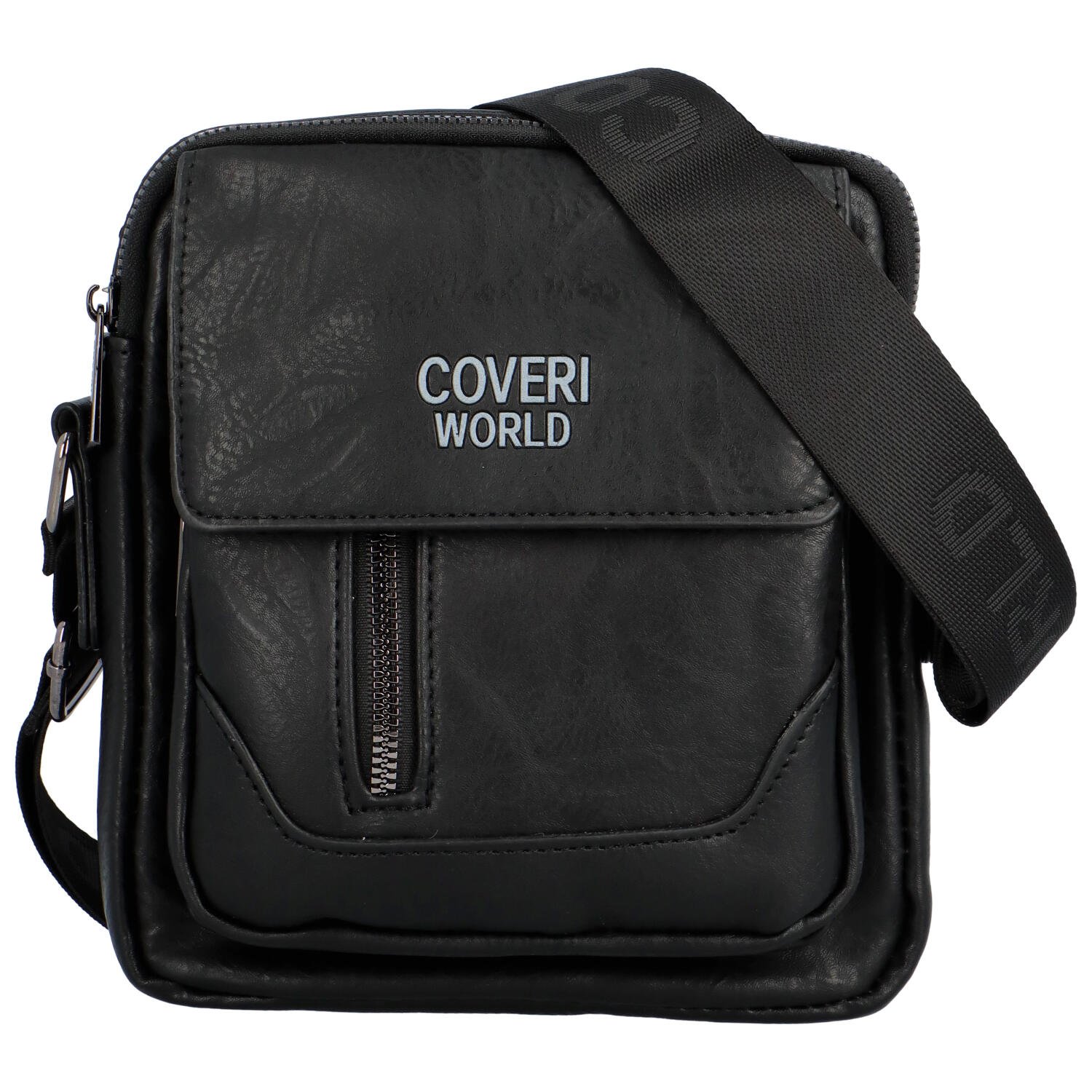 Pánská crossbody taška na doklady černá - Coveri Joachym