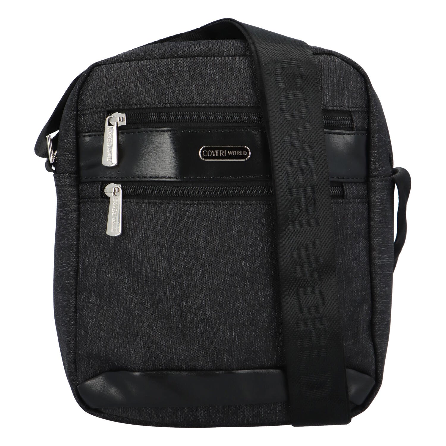 Pánská crossbody taška černá - Coveri Limon