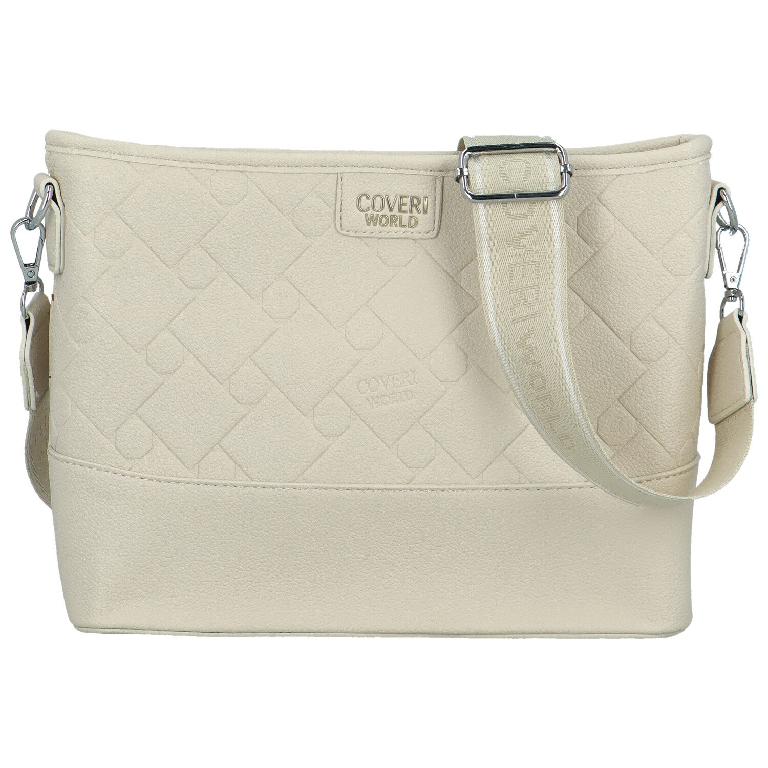 Dámská crossbody kabelka krémová - Coveri Dirké