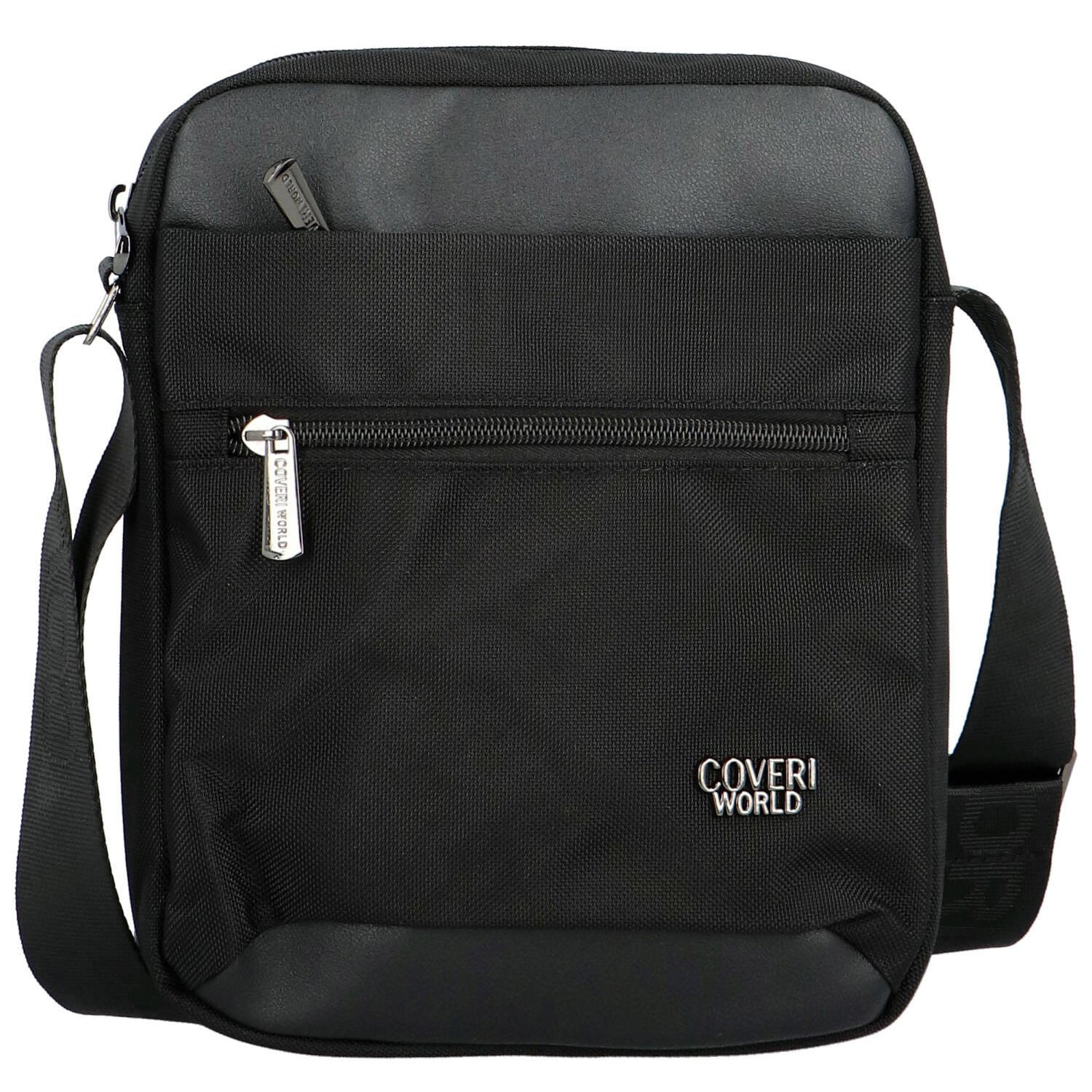 Pánská crossbody taška černá - Coveri Hoang
