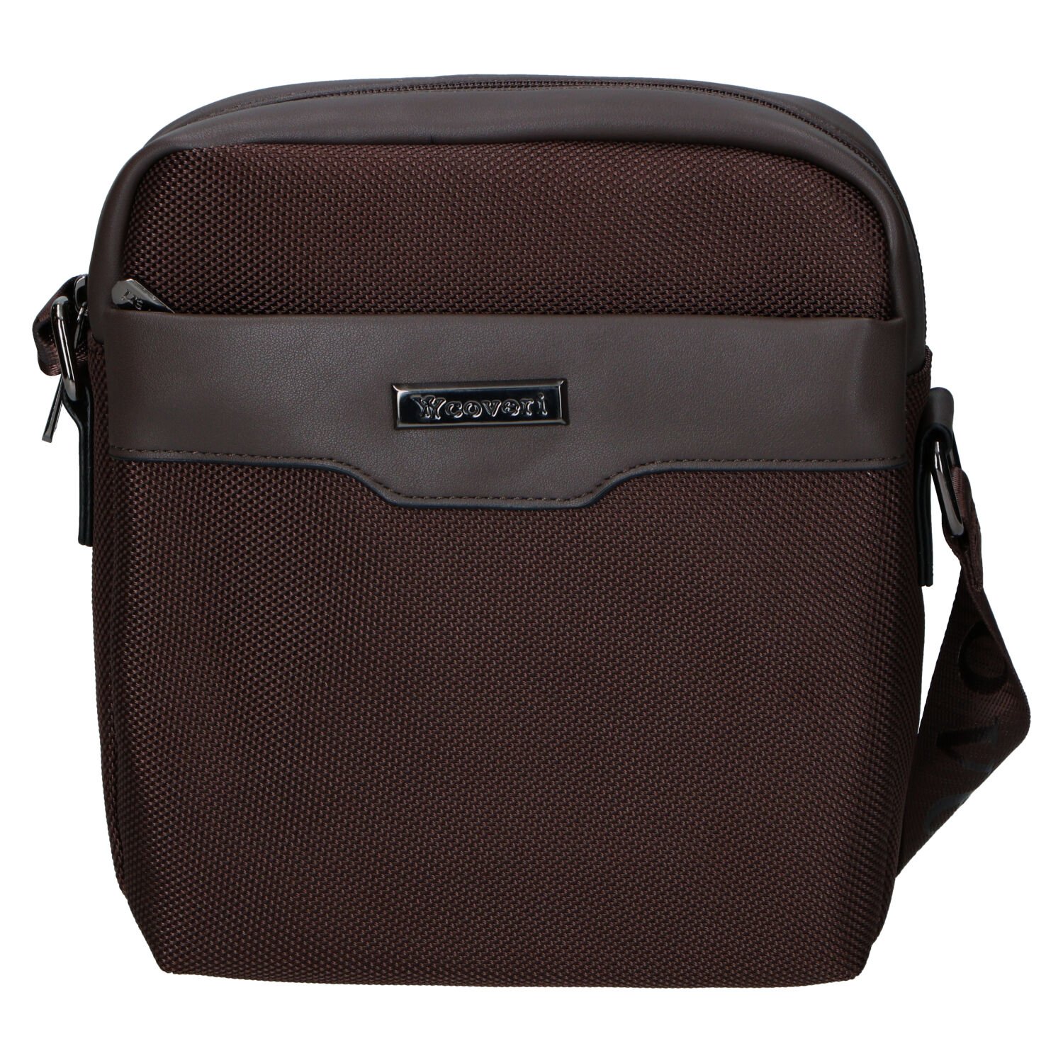 Pánská crossbody taška coffee - Coveri Nadim