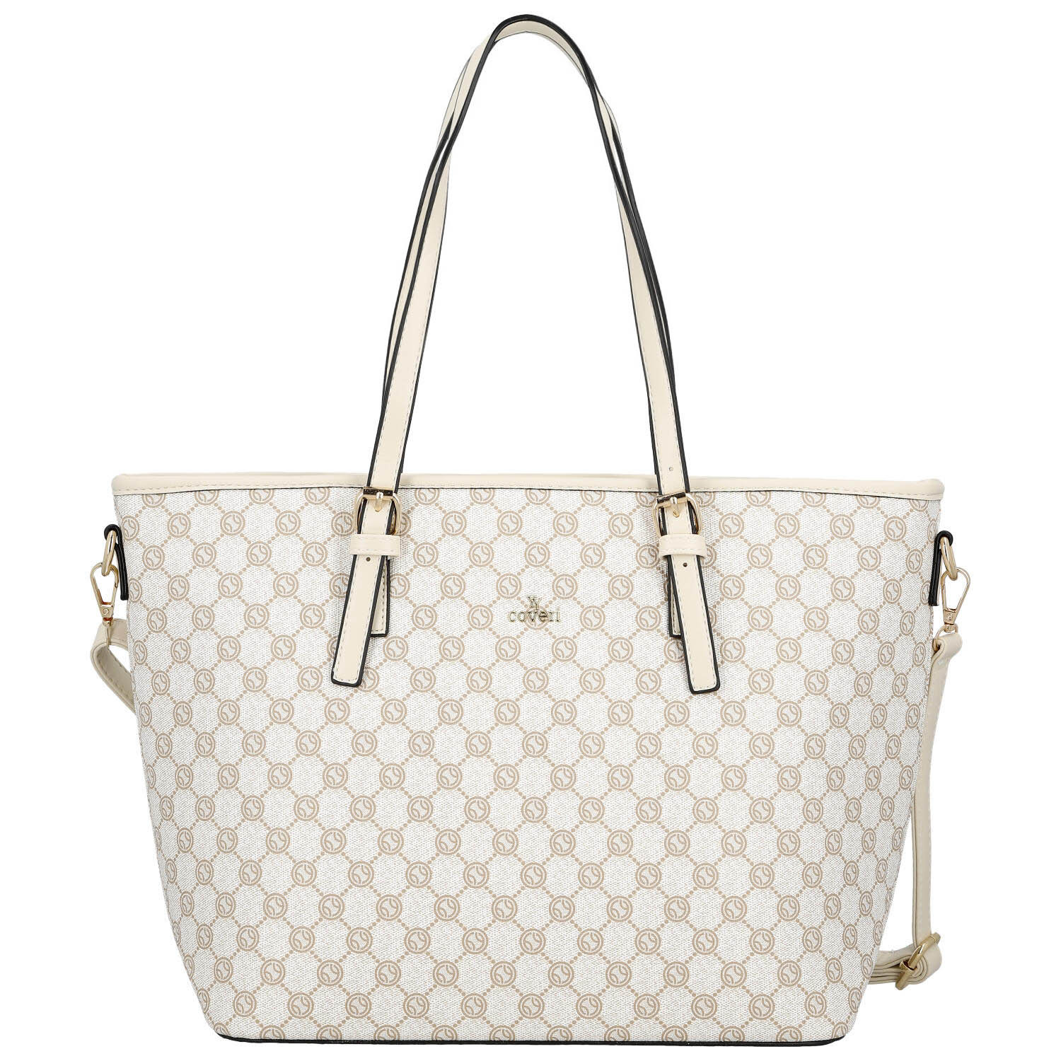 Dámská kabelka přes rameno světle béžová - Coveri Alma