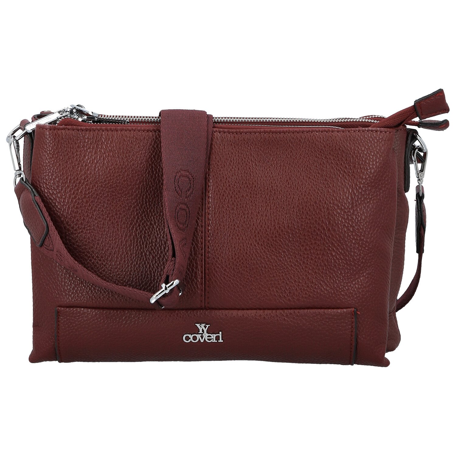 Dámská crossbody kabelka vínová - Coveri Petri