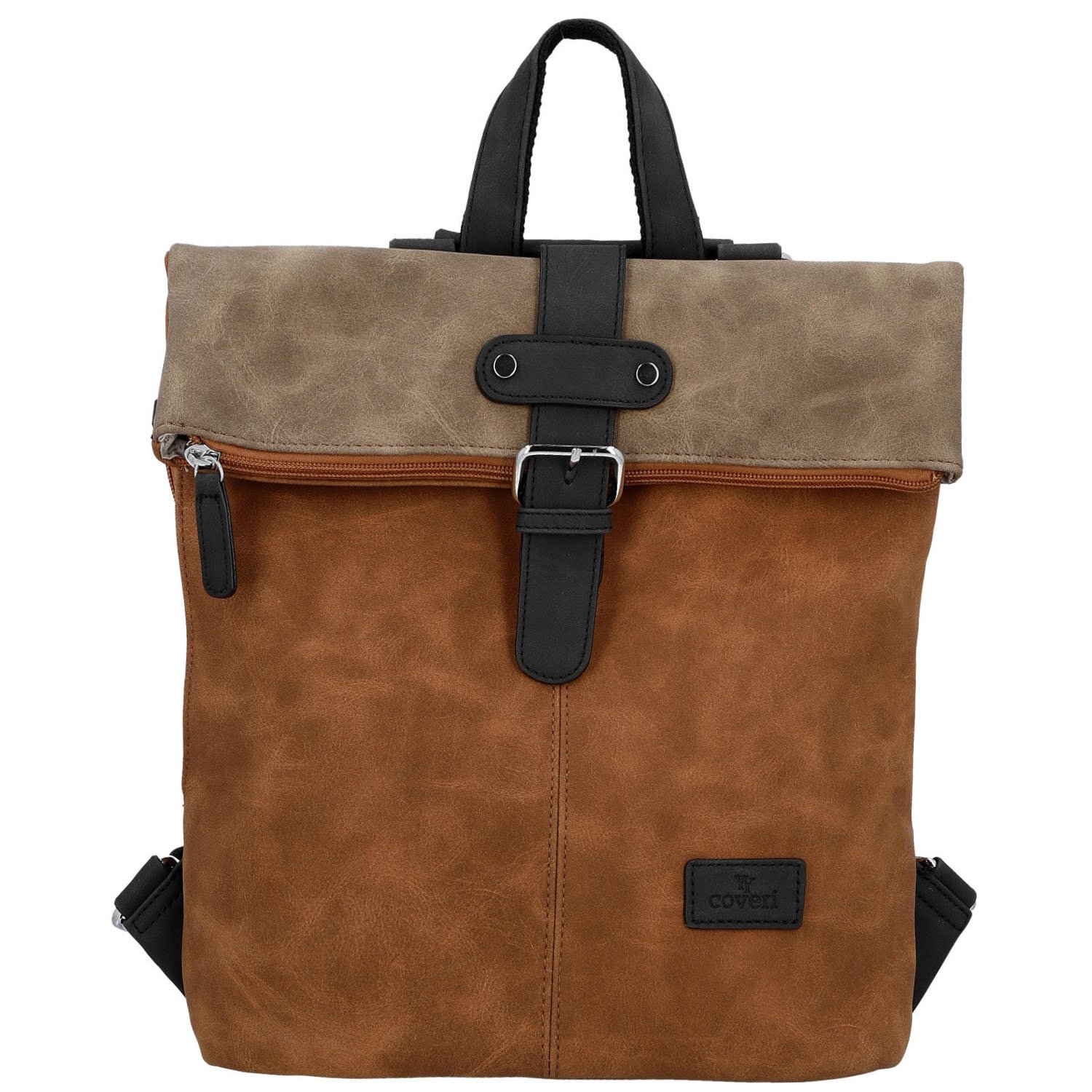 Dámský kabelko/batoh hnědý - Coveri Ebba