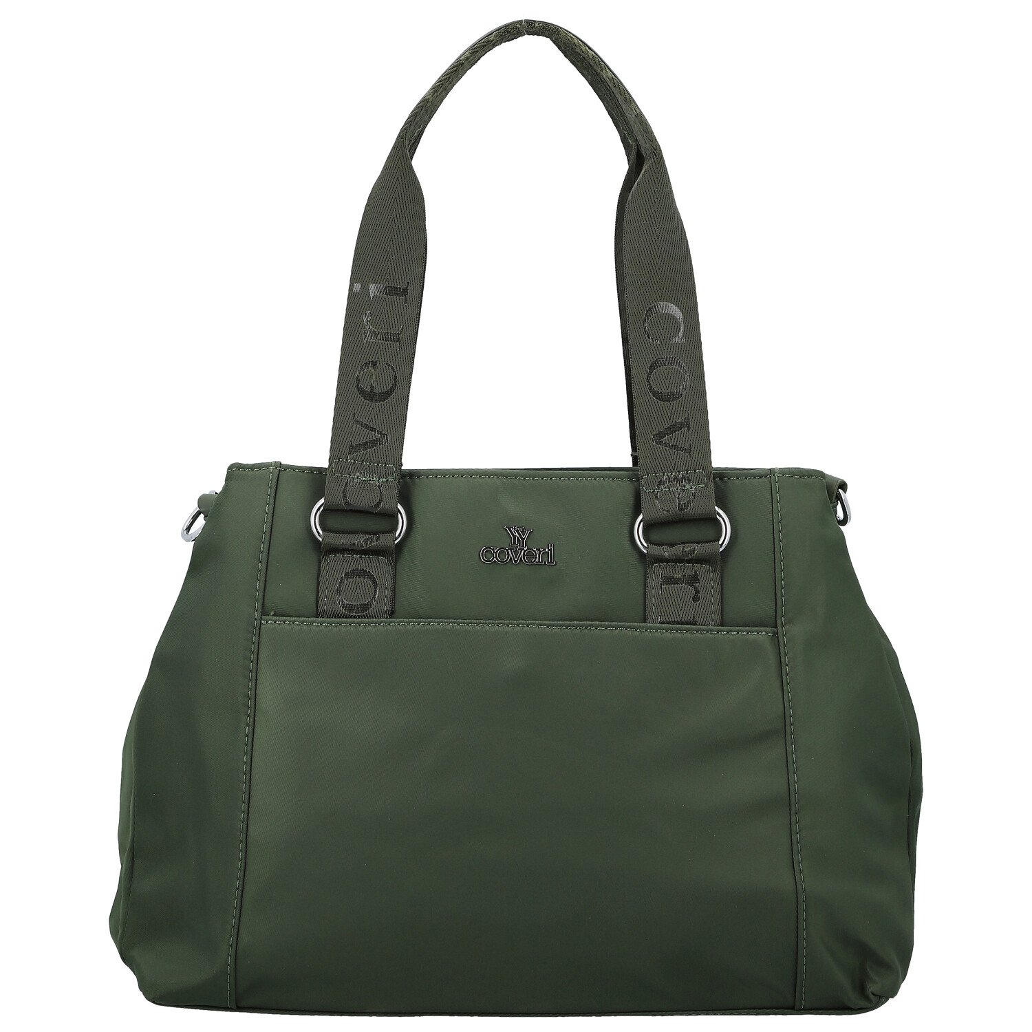 Dámská kabelka do ruky tmavě zelená - Coveri Fabricie