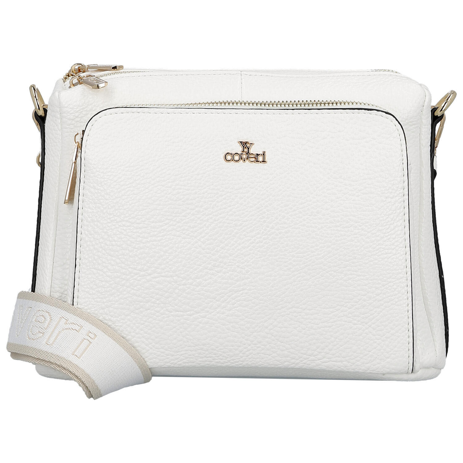 Dámská crossbody kabelka bílá - Coveri Vangeli