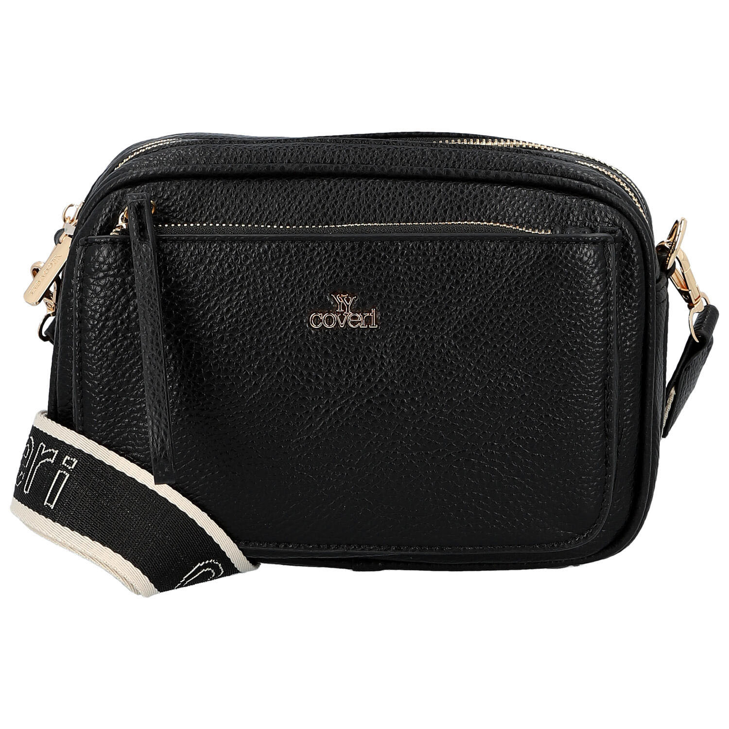 Dámská crossbody kabelka černá - Coveri Flori