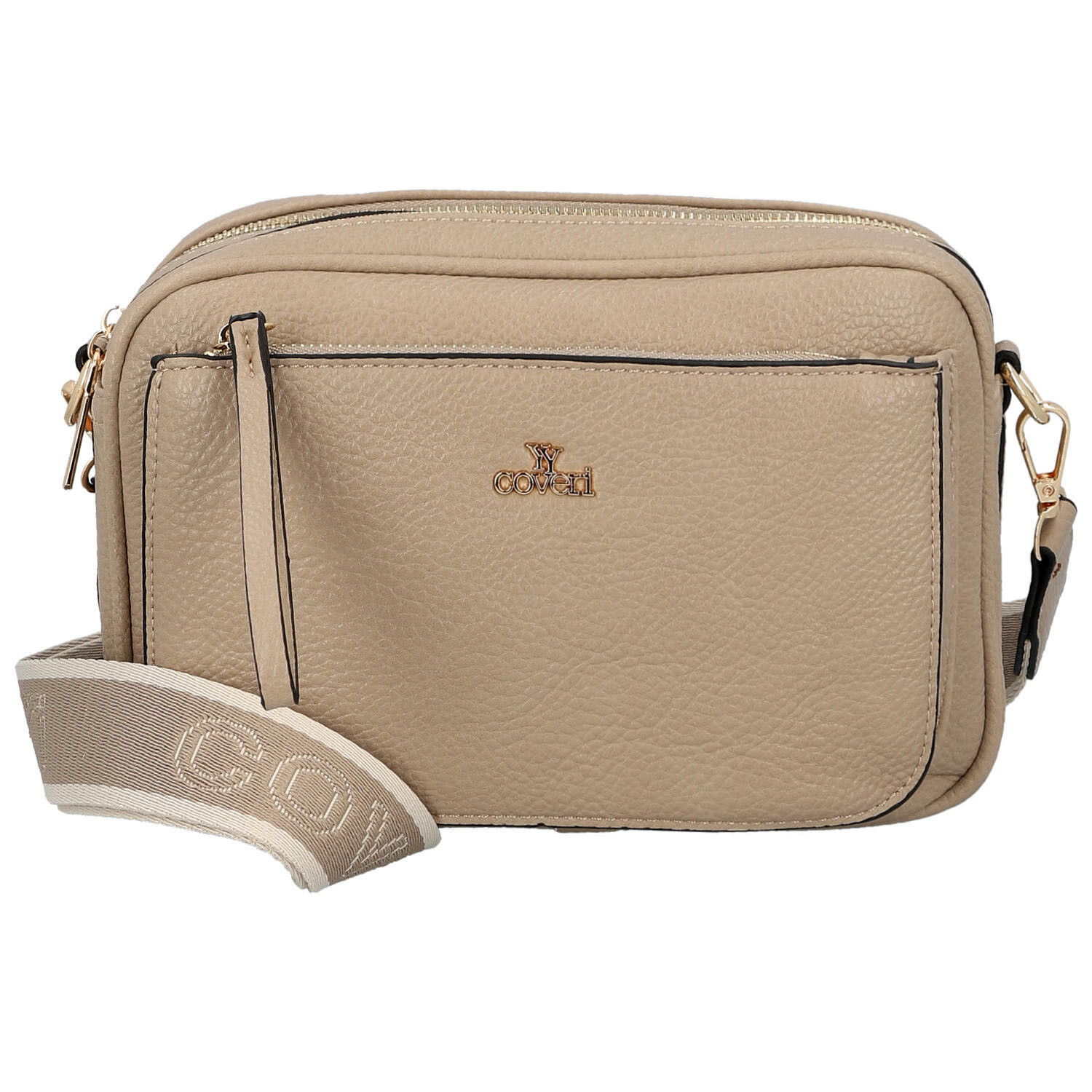 Dámská crossbody kabelka béžová - Coveri Flori
