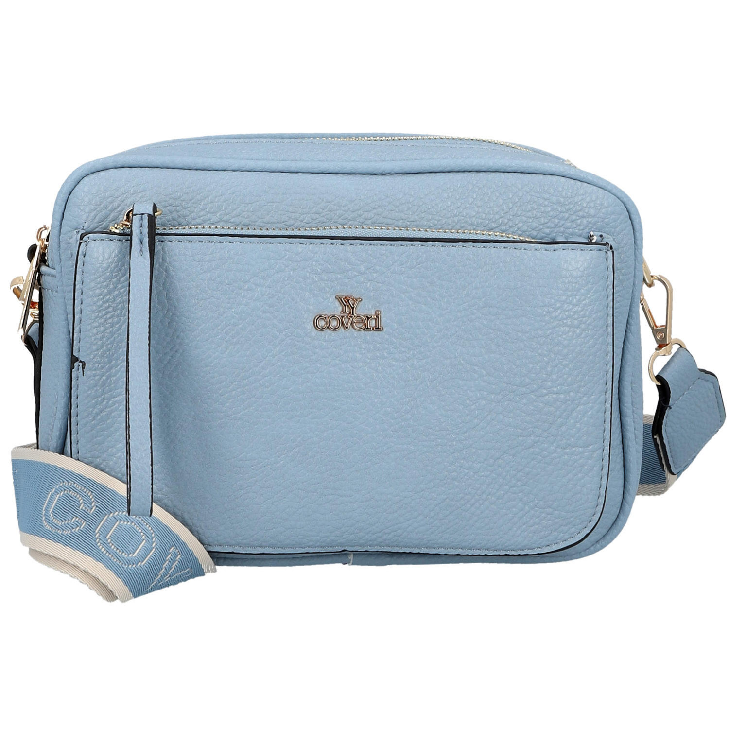 Dámská crossbody kabelka světle modrá - Coveri Flori