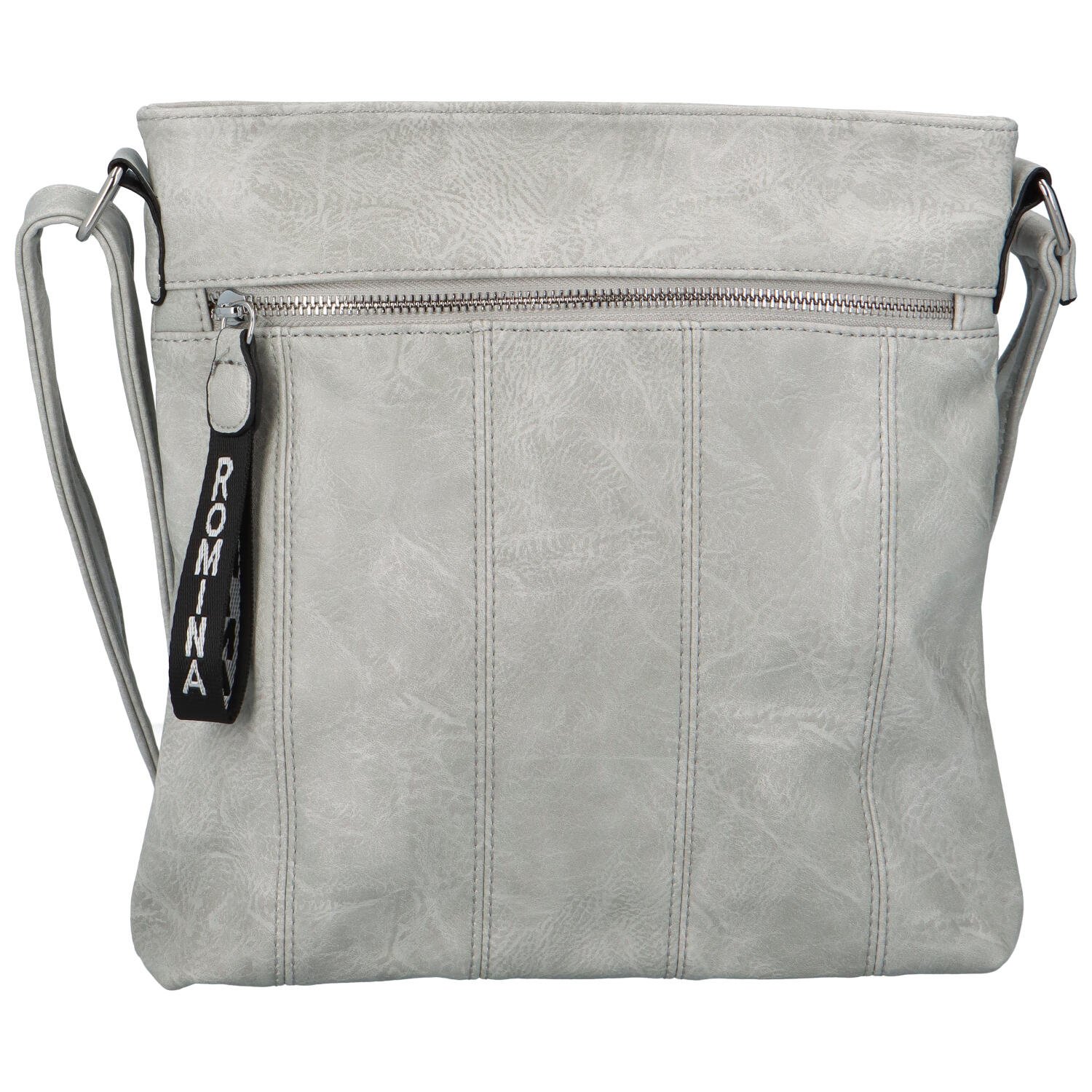 Dámská crossbody kabelka světle šedá - Romina Alexaro