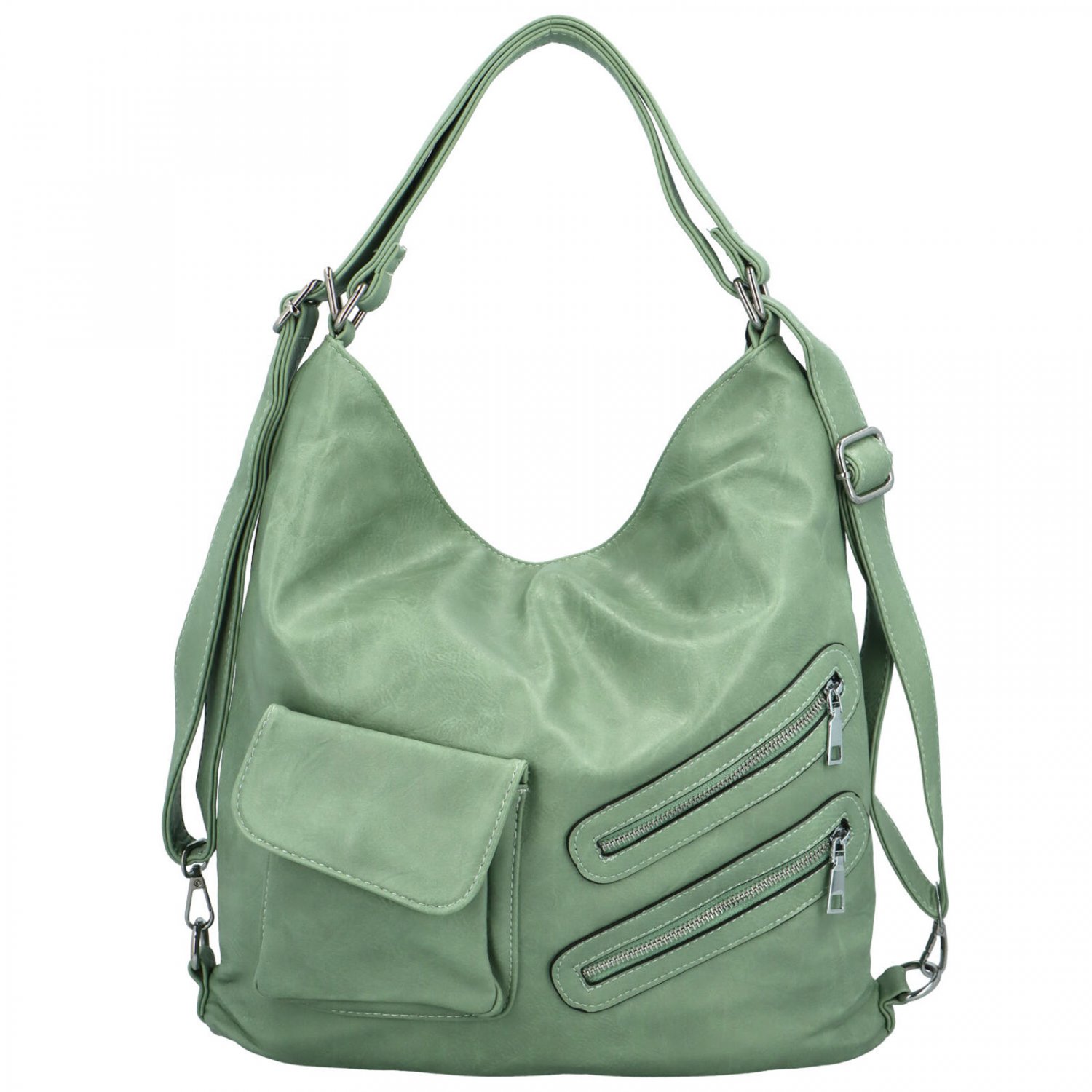 Dámský kabelko/batoh zelenomodrý - Romina & Co Bags Marjorine