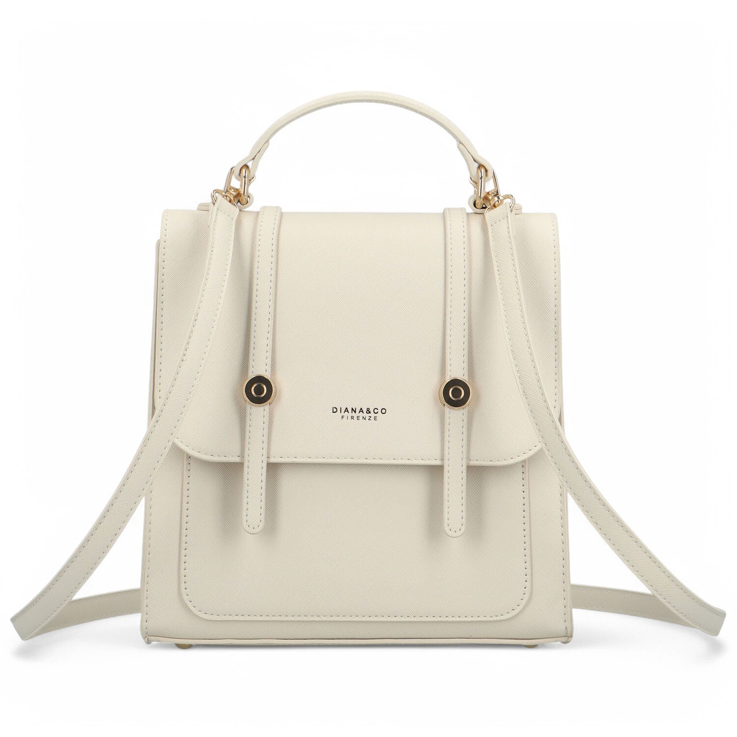 Dámský kabelko-batoh krémový - DIANA & CO Venda
