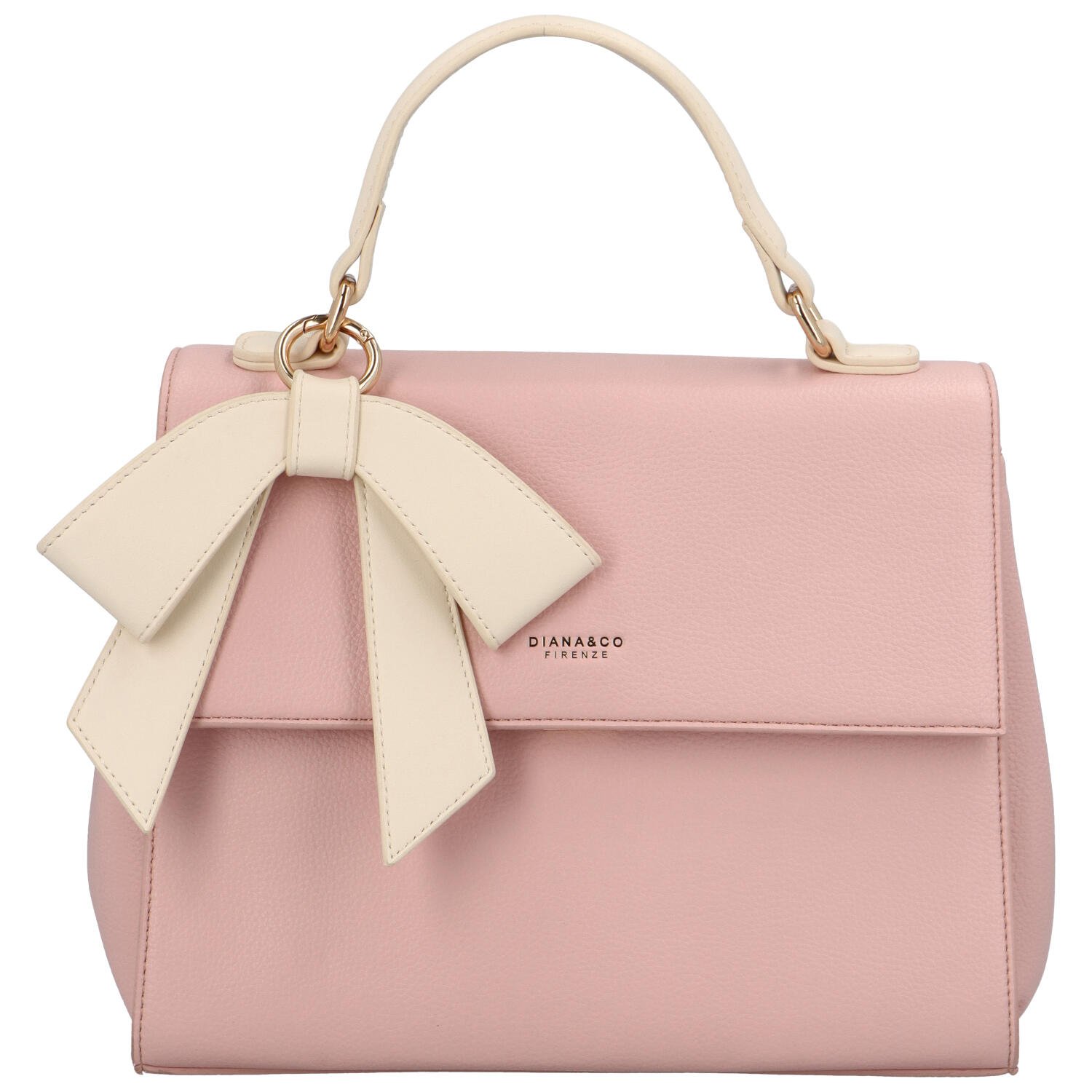 Dámská kabelka do ruky růžová - DIANA & CO MeiTei