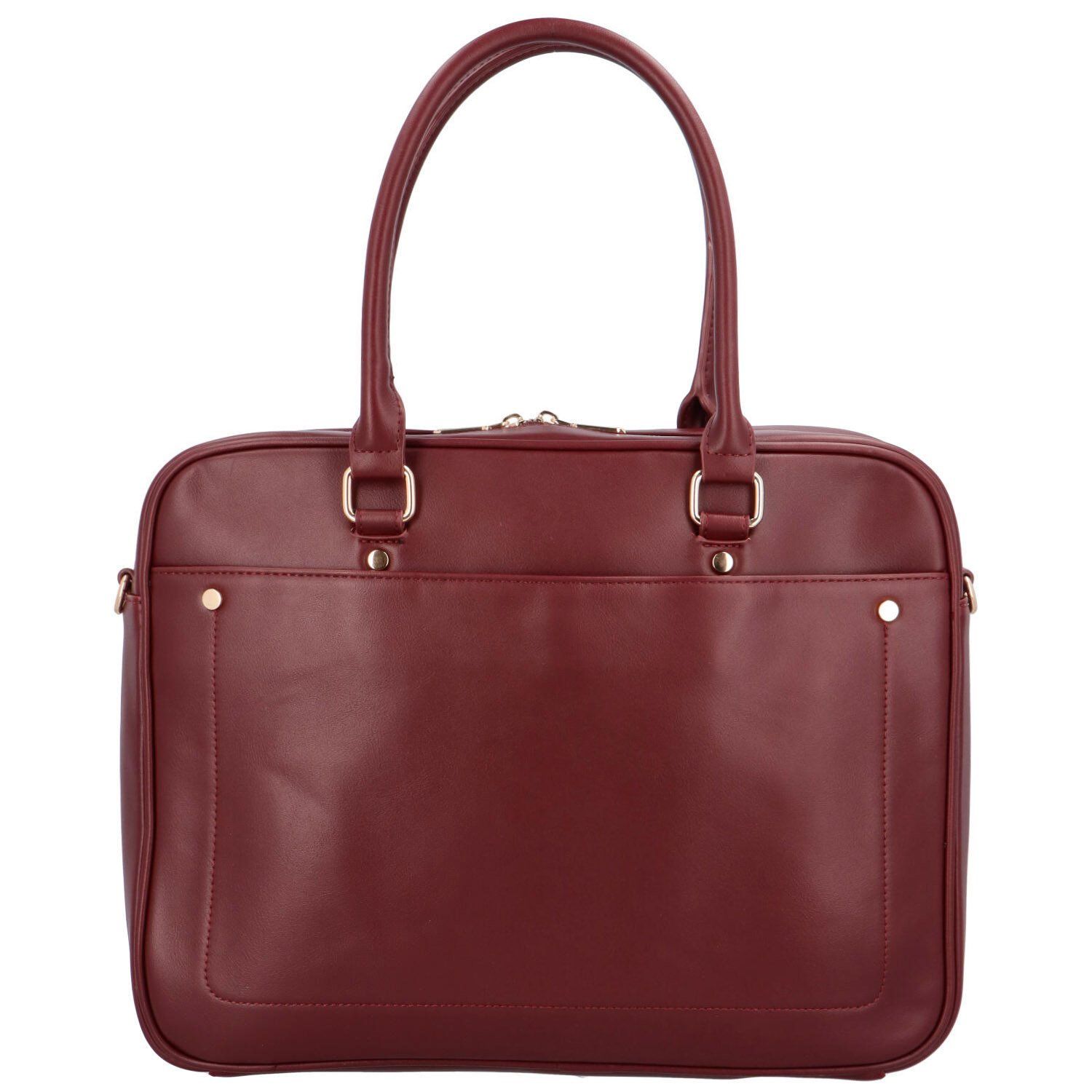 Dámská pracovní kabelka přes rameno bordo - DIANA & CO Astrid