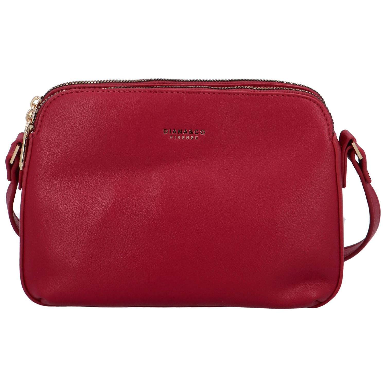 Dámská crossbody kabelka tmavě růžová - DIANA & CO Nicolle