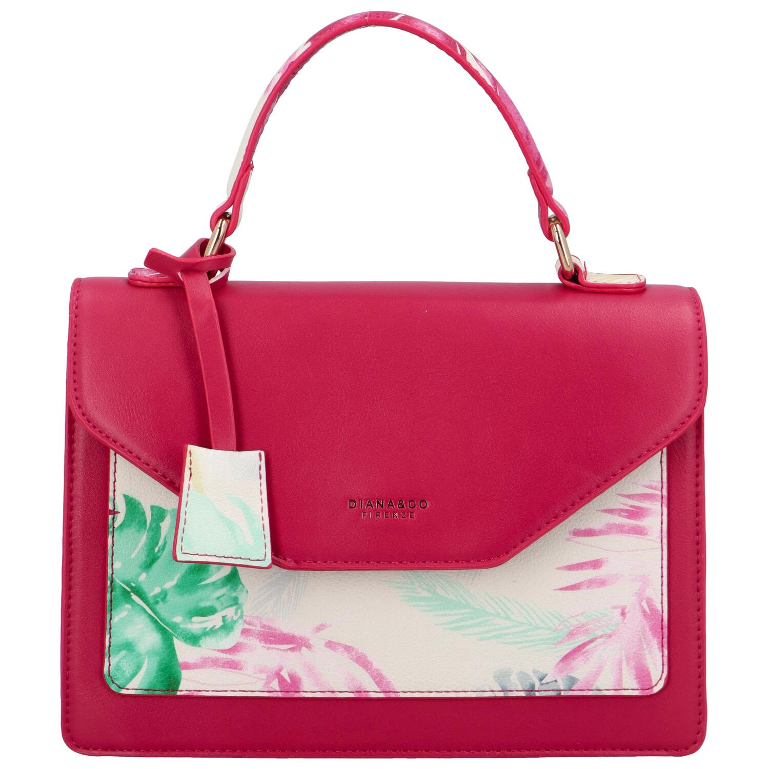 Dámská kabelka do ruky fuchsiová - DIANA & CO Anynan