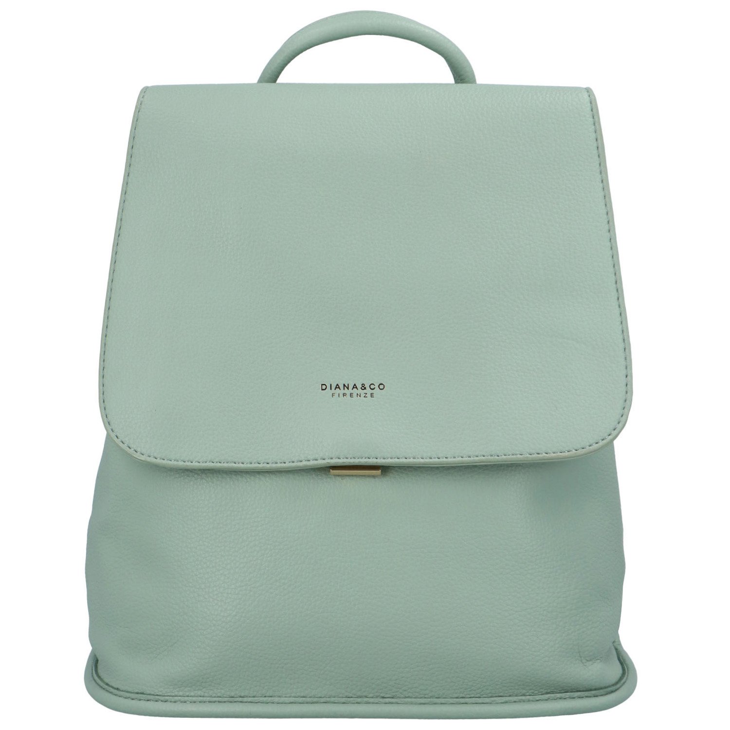 Dámský městský batoh mentolově zelený - DIANA & CO Resived