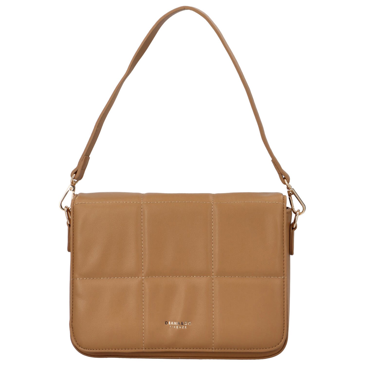 Dámská crossbody kabelka camel - DIANA & CO Irenee