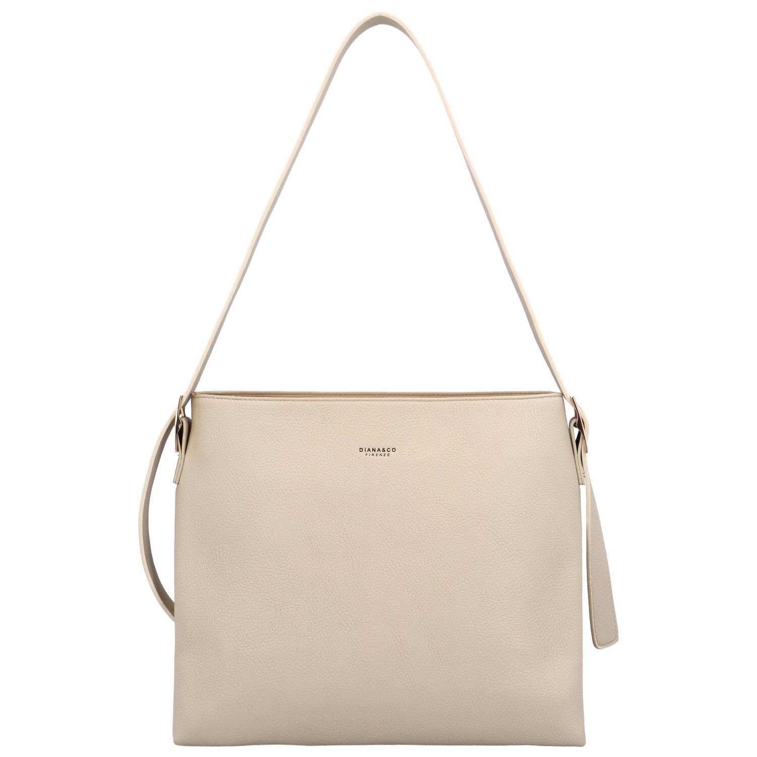 Dámská crossbody kabelka béžová - DIANA & CO Cementiah