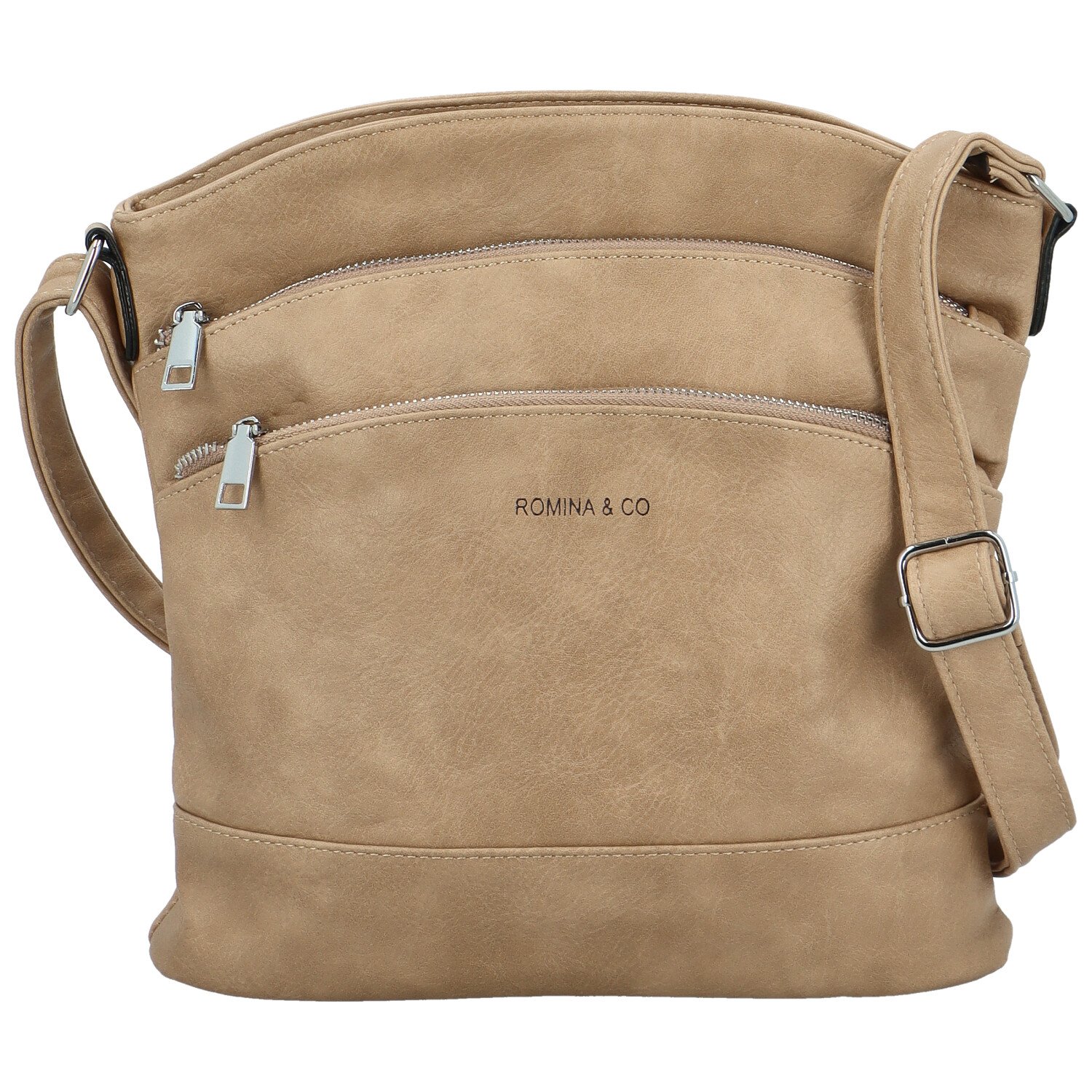 Dámská crossbody světle béžová - Romina & Co Bags Zigitta