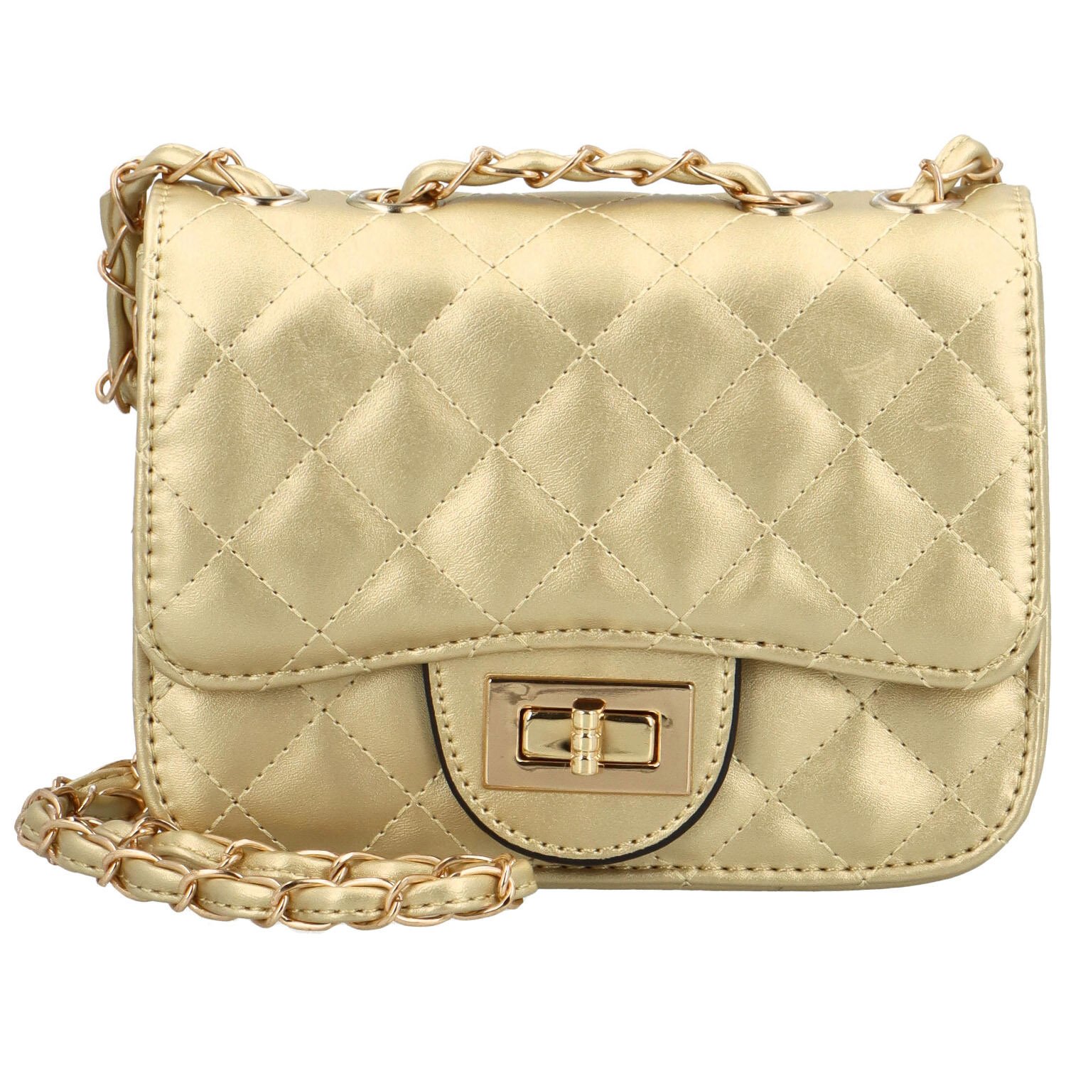 Dámská crossbody kabelka zlatá - Firenze Poppy