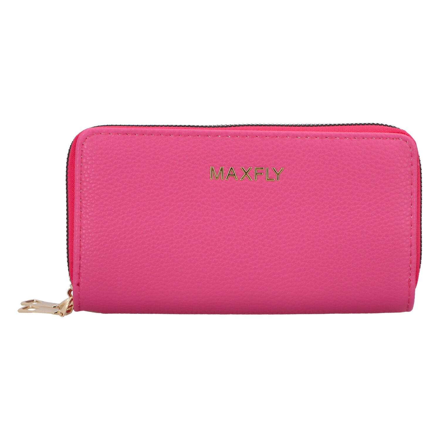 Dámská velká peněženka růžová - MaxFly Irsena