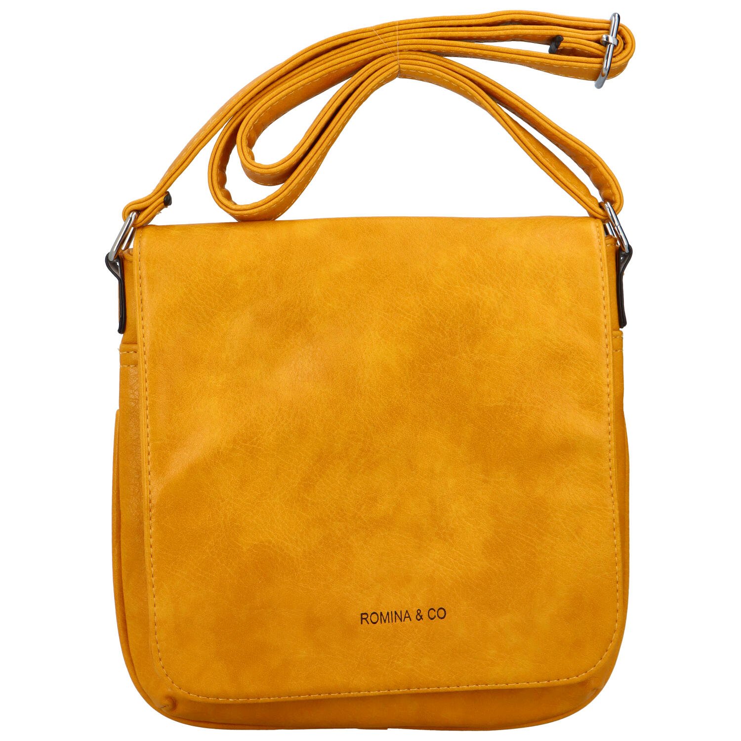 Dámská crossbody kabelka tmavě žlutá - Romina Louly