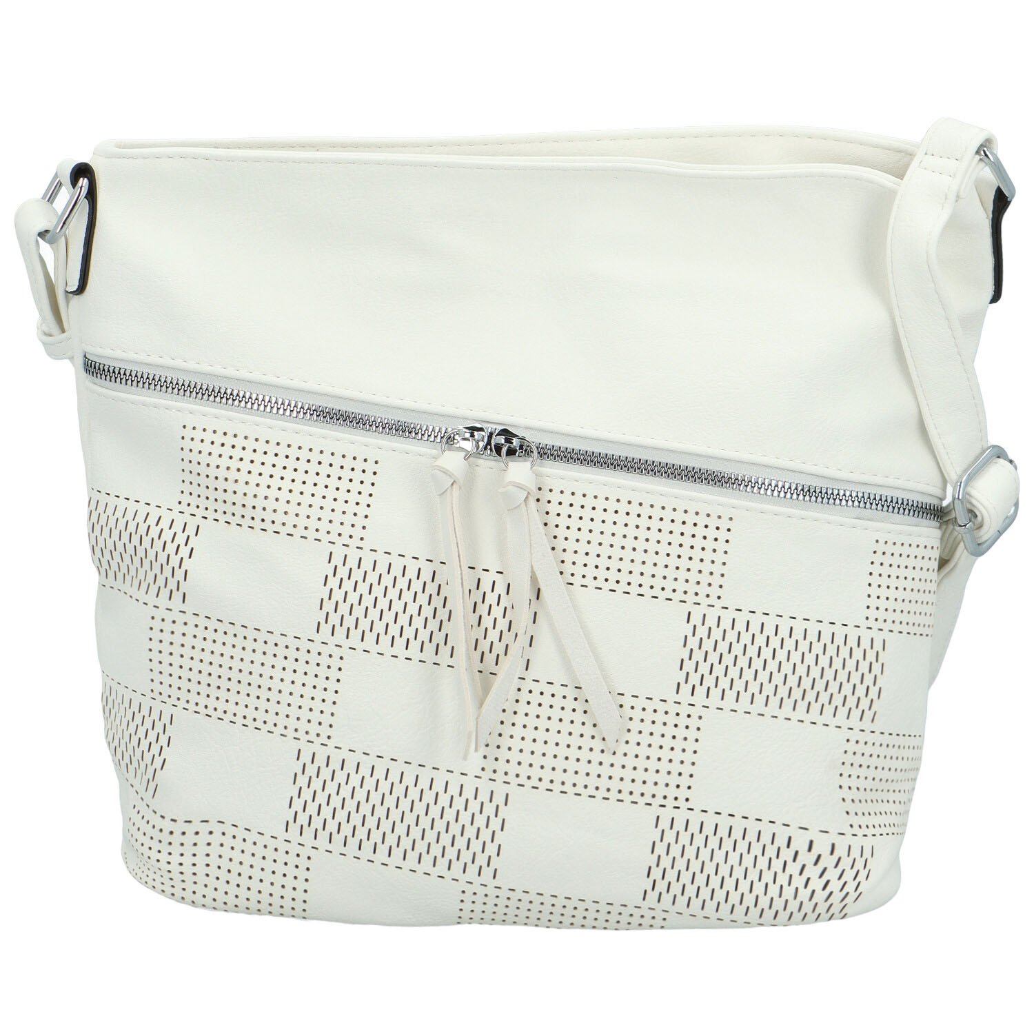 Dámská crossbody kabelka bílá - Firenze Sadie