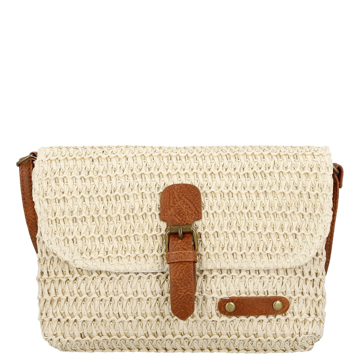 Dámská crossbody kabelka krémová - Firenze Sina