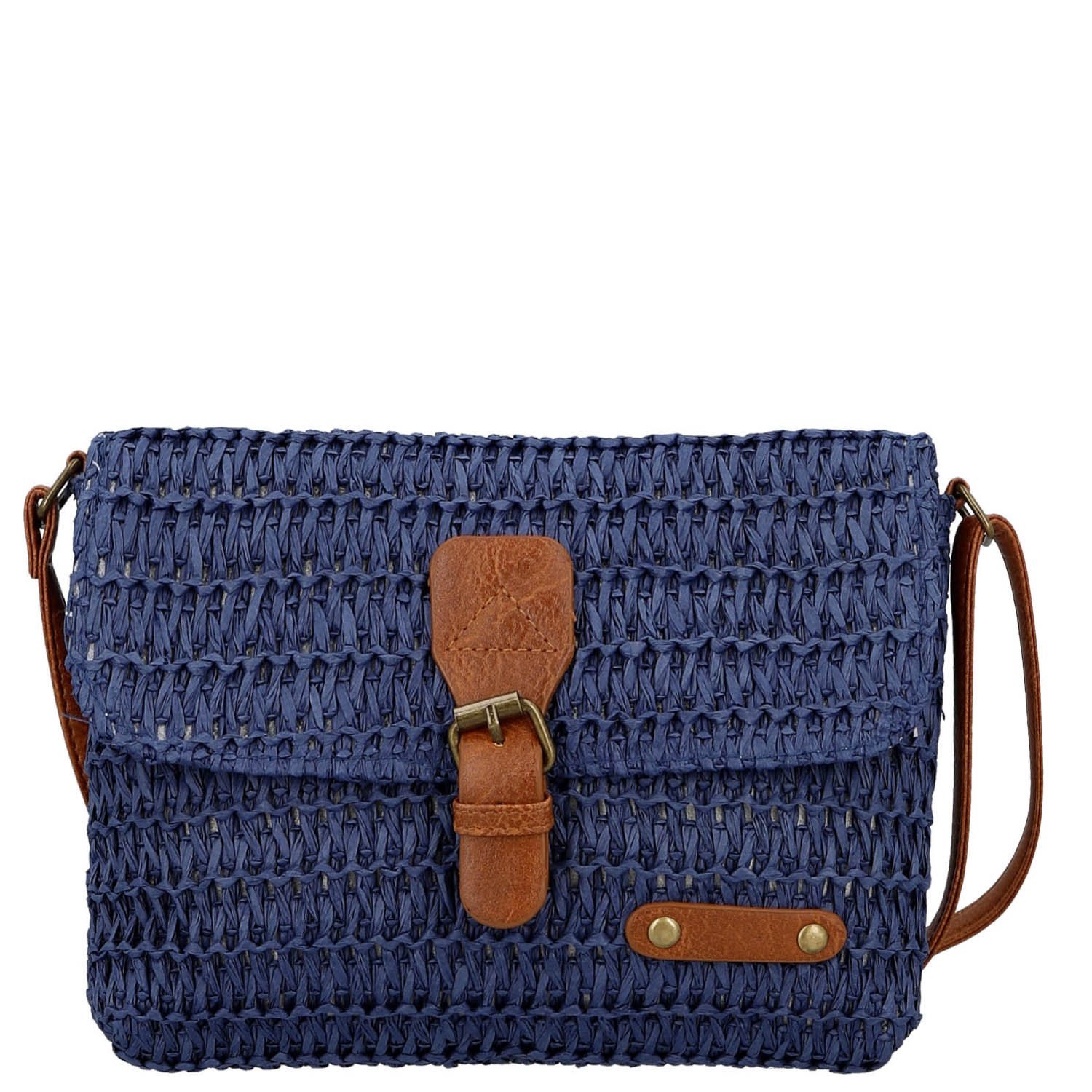 Dámská crossbody kabelka modrá - Firenze Sina