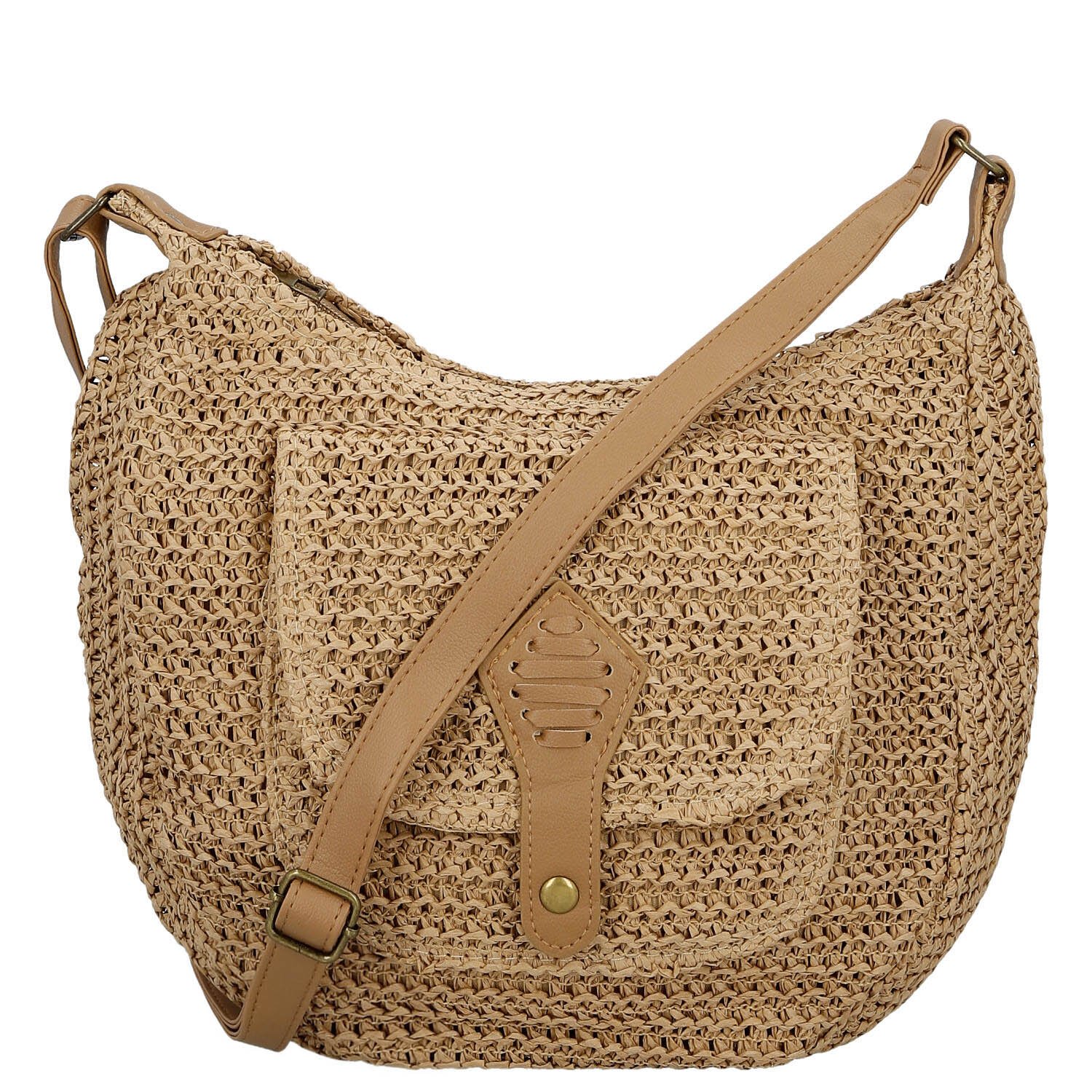 Dámská crossbody kabelka béžová - Firenze Lexia
