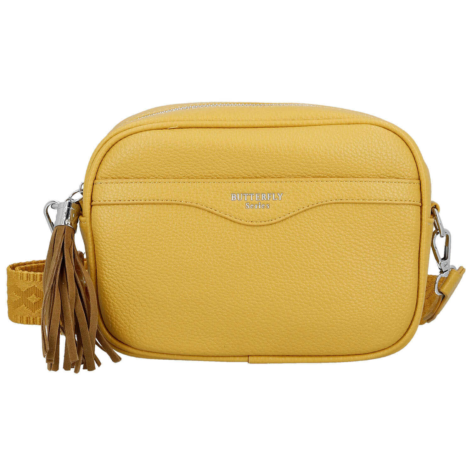 Dámská crossbody kabelky žlutá - Firenze Milia