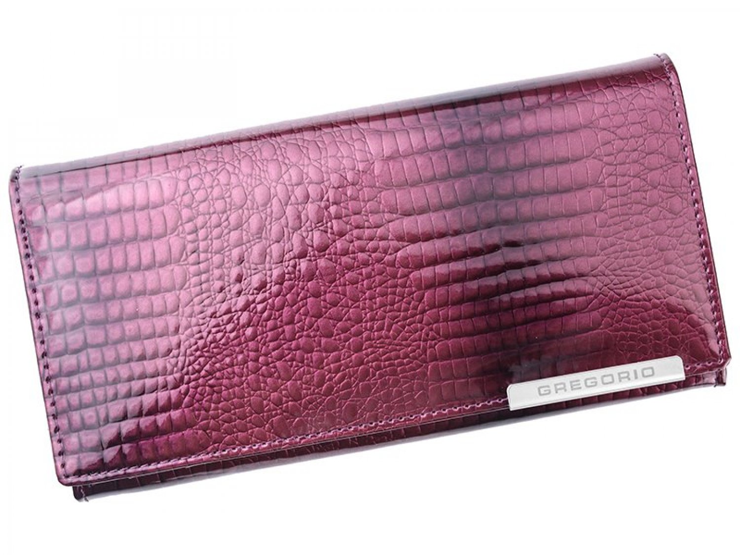 Dámská kožená peněženka fialová - Gregorio Margarita