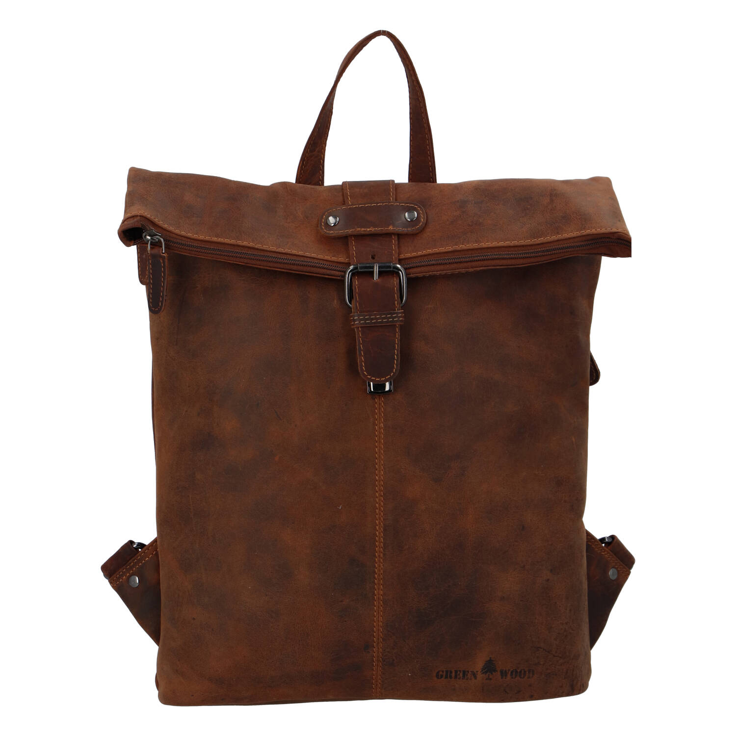 Luxusní kožený batoh hnědý - Greenwood Duster