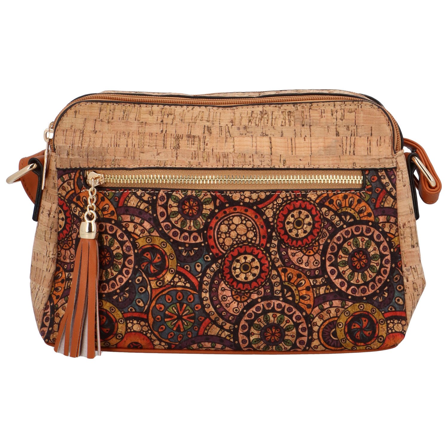 Dámská crossbody kabelka červeno modrá - Firenze Lolika