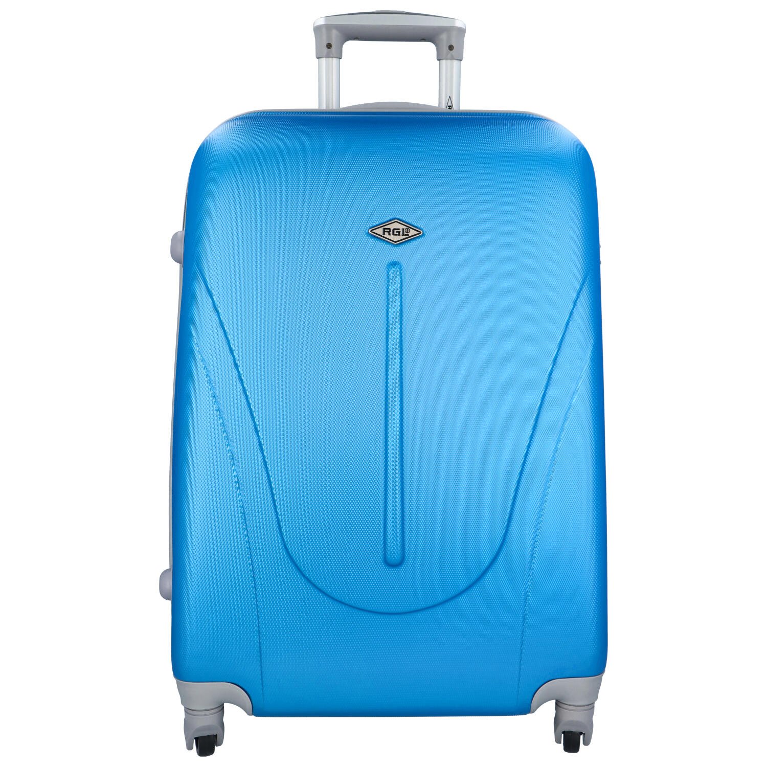 Stylový pevný kufr zářívě modrý - RGL Paolo M