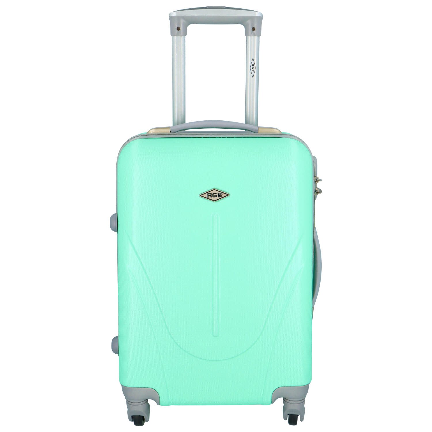 Stylový pevný kufr světlý mátově zelený - RGL Paolo S 2