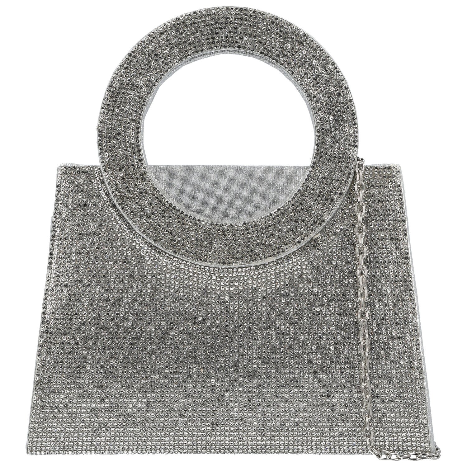 Dámská plesová kabelka stříbrná - Michelle Moon Alette