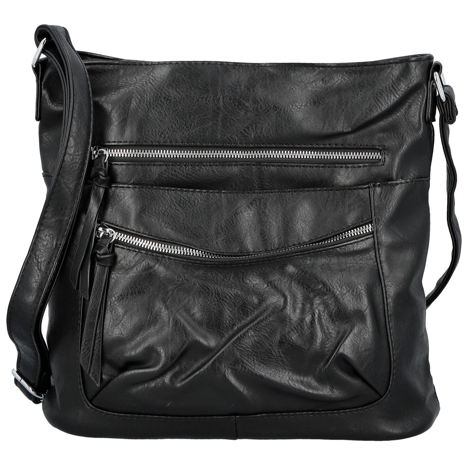 Dámská crossbody kabelka černá - Firenze Ganna