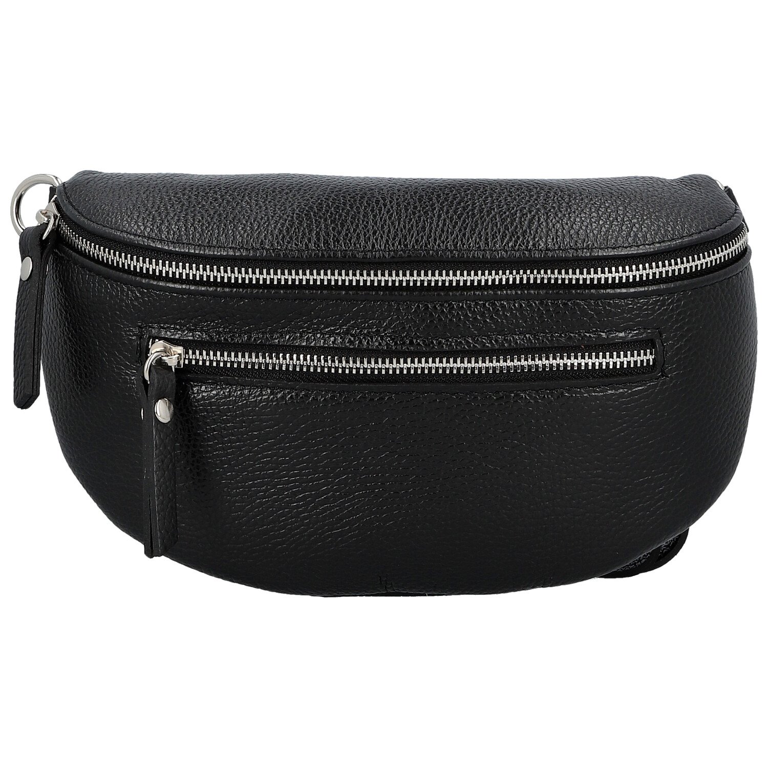 Dámská kožená ledvinka černá - Delami Vera Pelle Lila