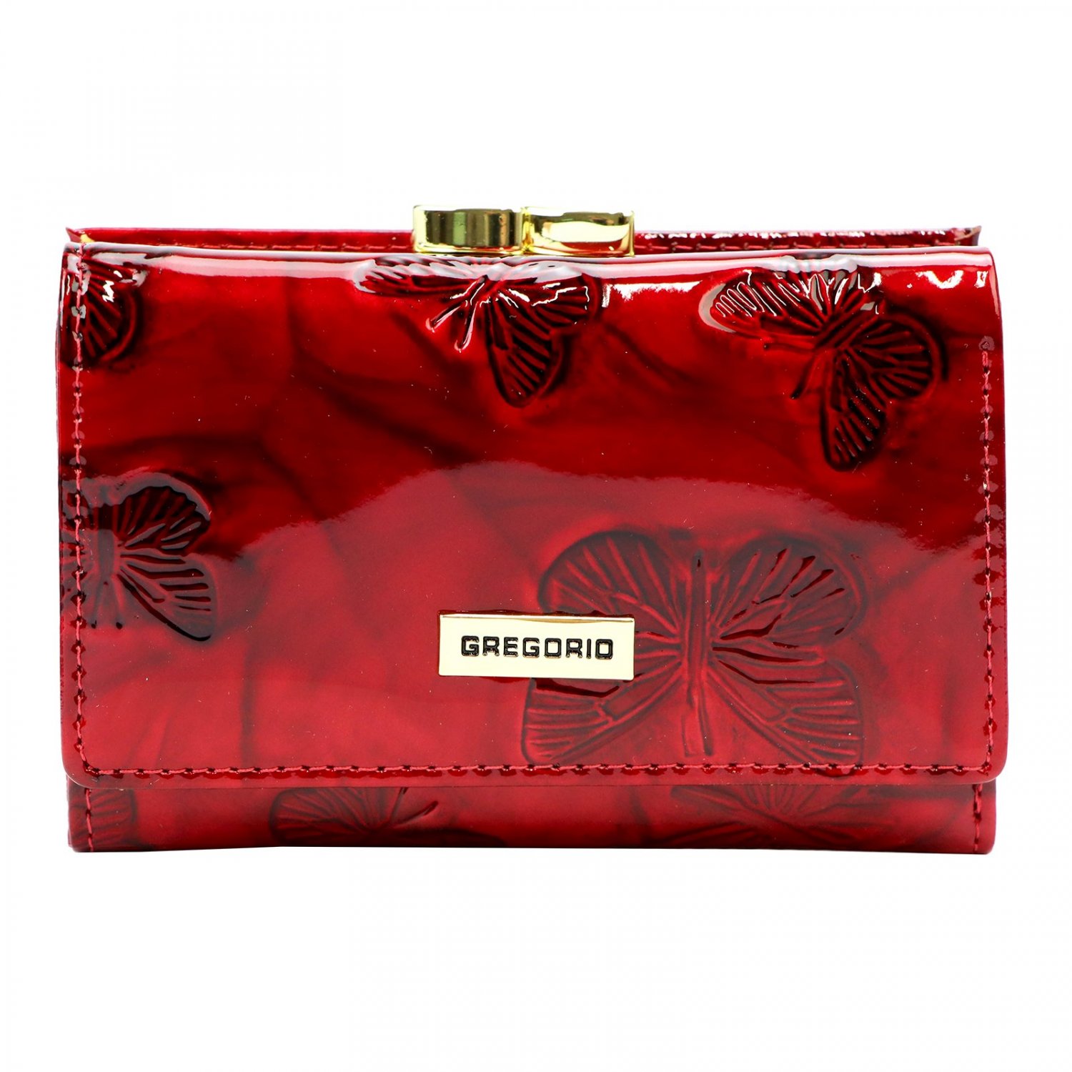 Dámská kožená peněženka červená - Gregorio Clarissa