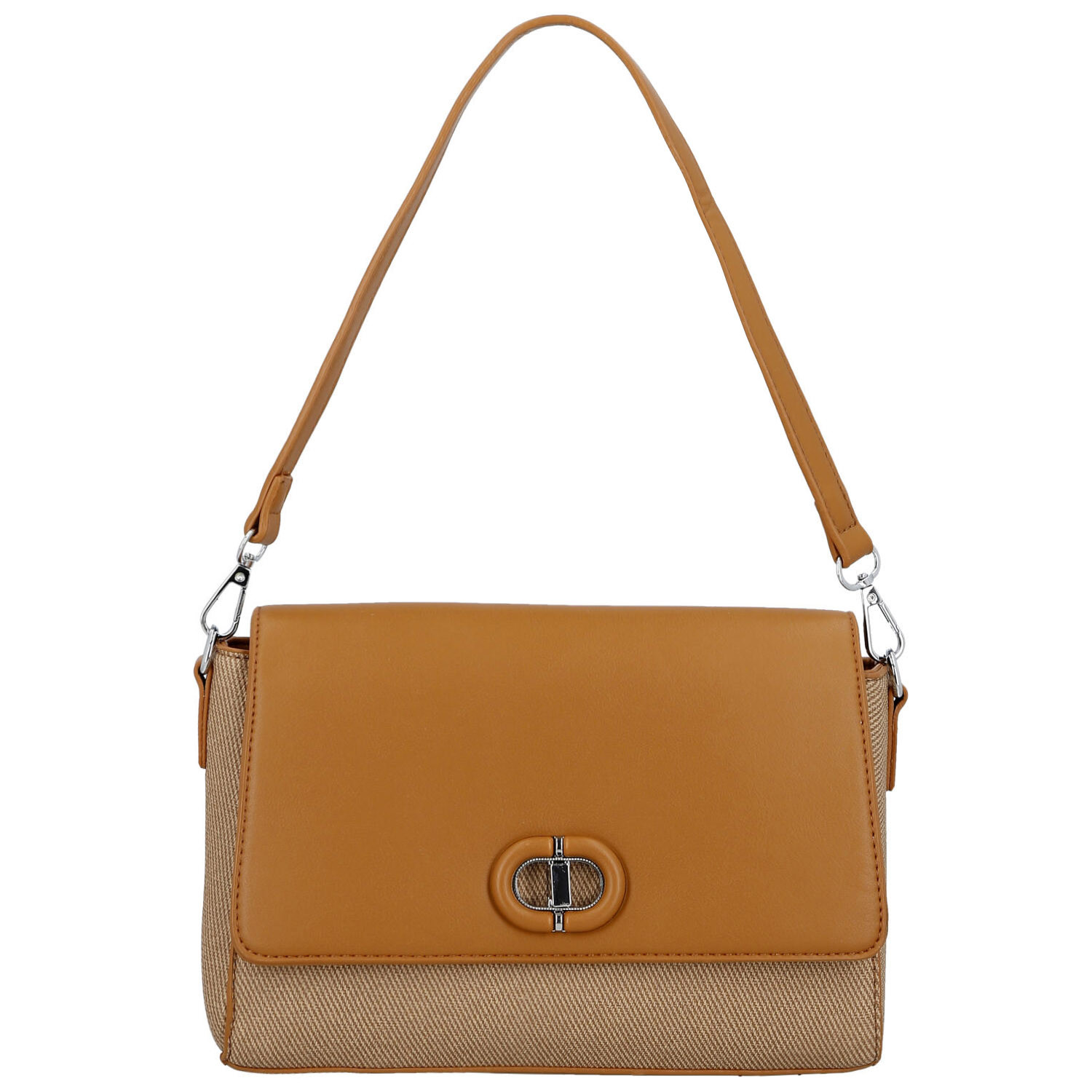 Dámská kabelka na rameno hnědá - Paolo bags Faraia