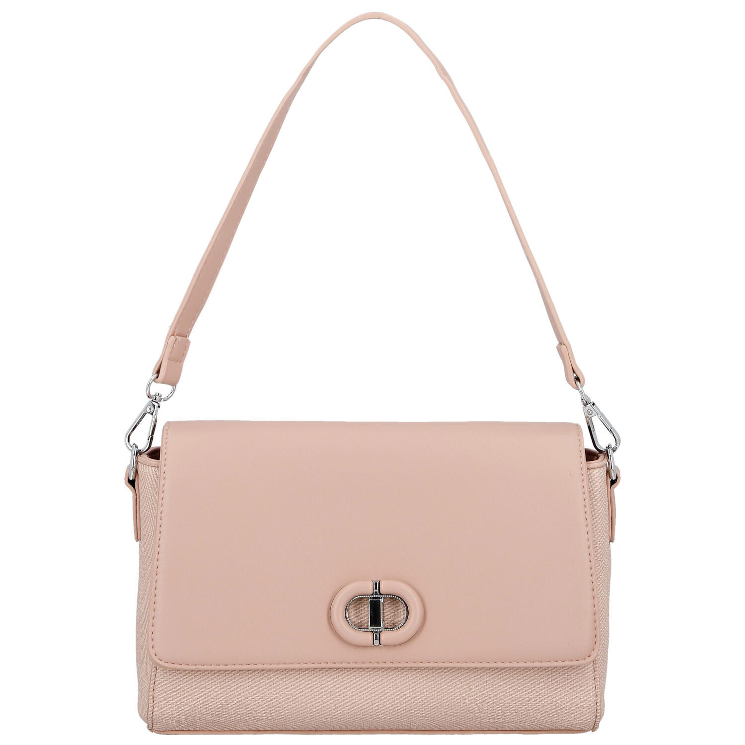 Dámská kabelka na rameno růžová - Paolo bags Faraia