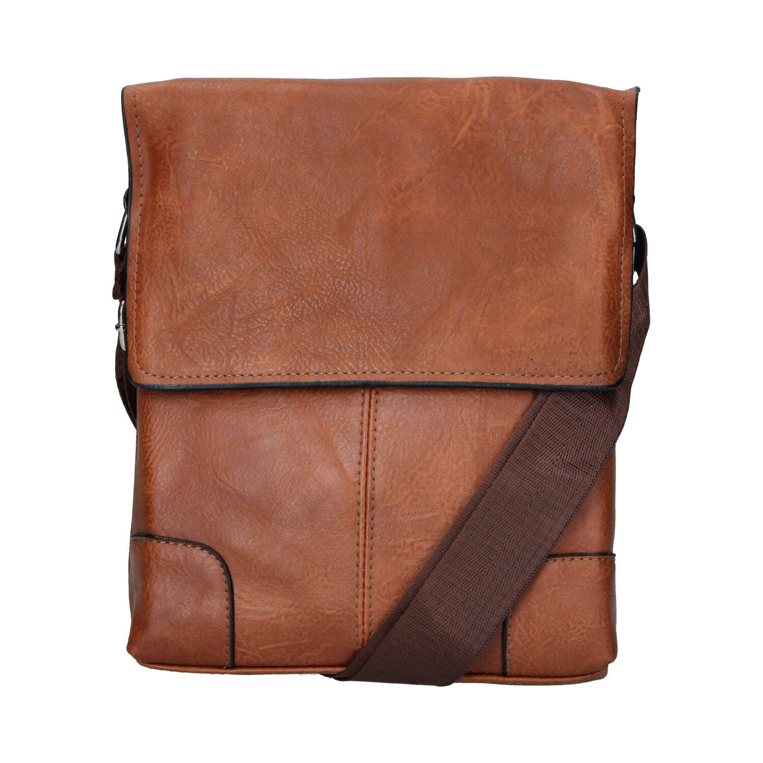 Pánská crossbody taška světle hnědá - Firenze Paolo