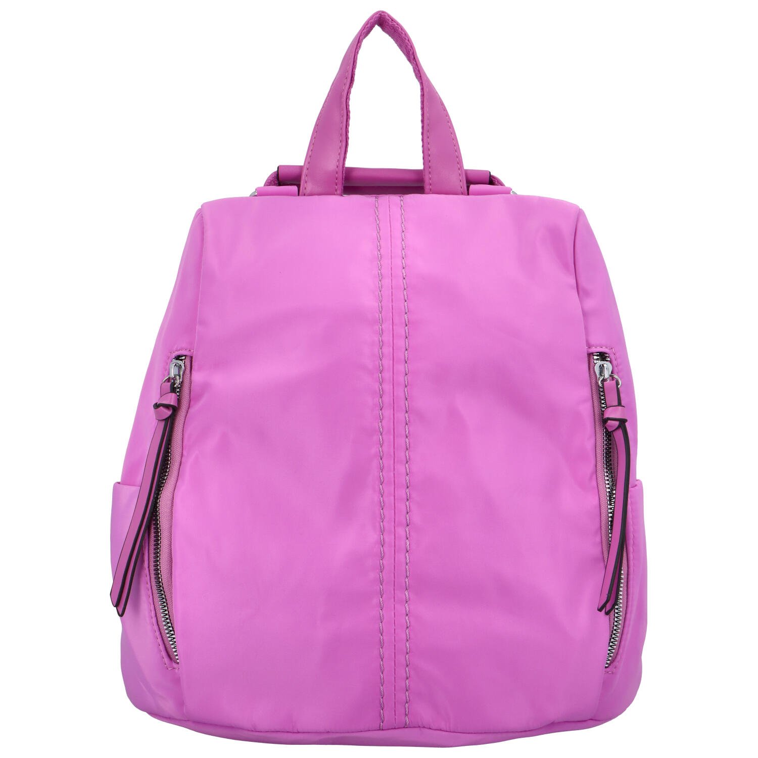 Dámský látkový batoh kabelka zářivě fialový - Paolo Bags Myrtha